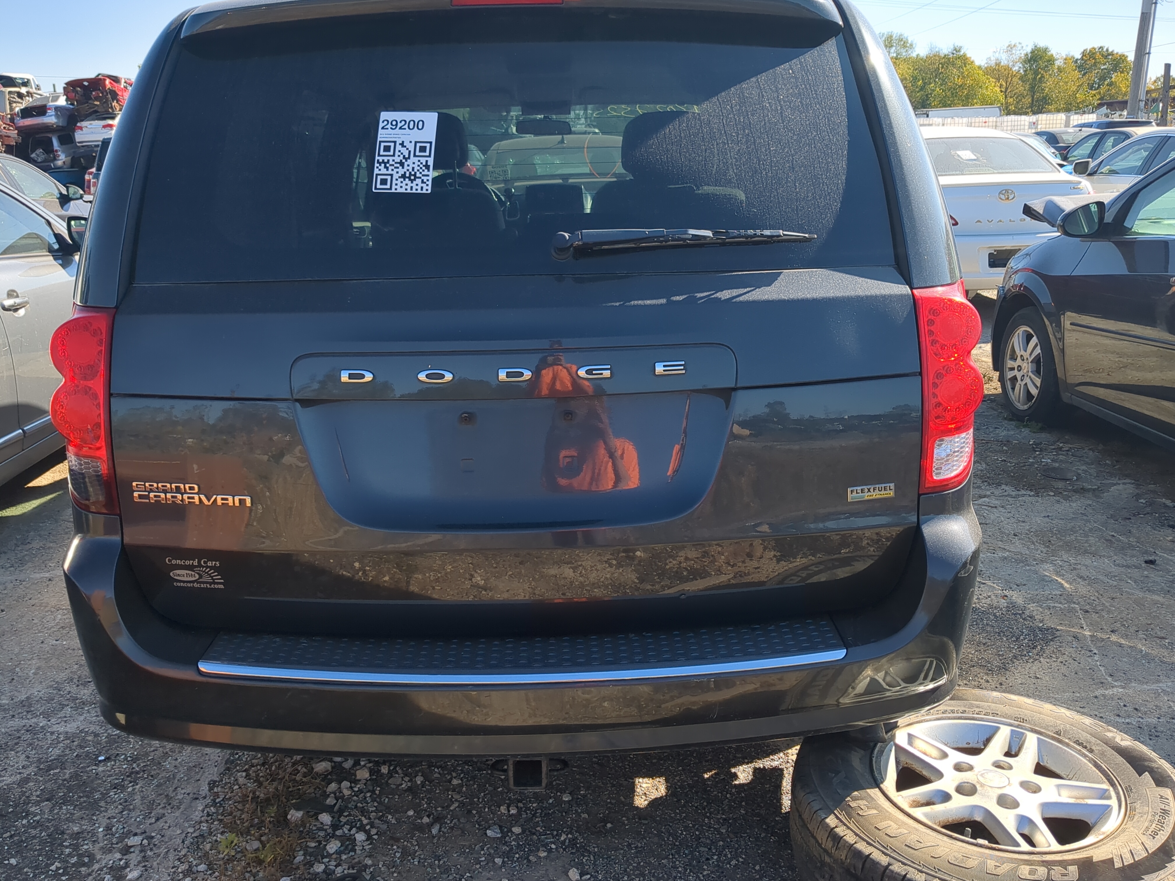 2011-2018 Dodge Grand Caravan Trunk/decklid/hatch/tailgate Oem 1192556 - Oemusedautoparts1.com