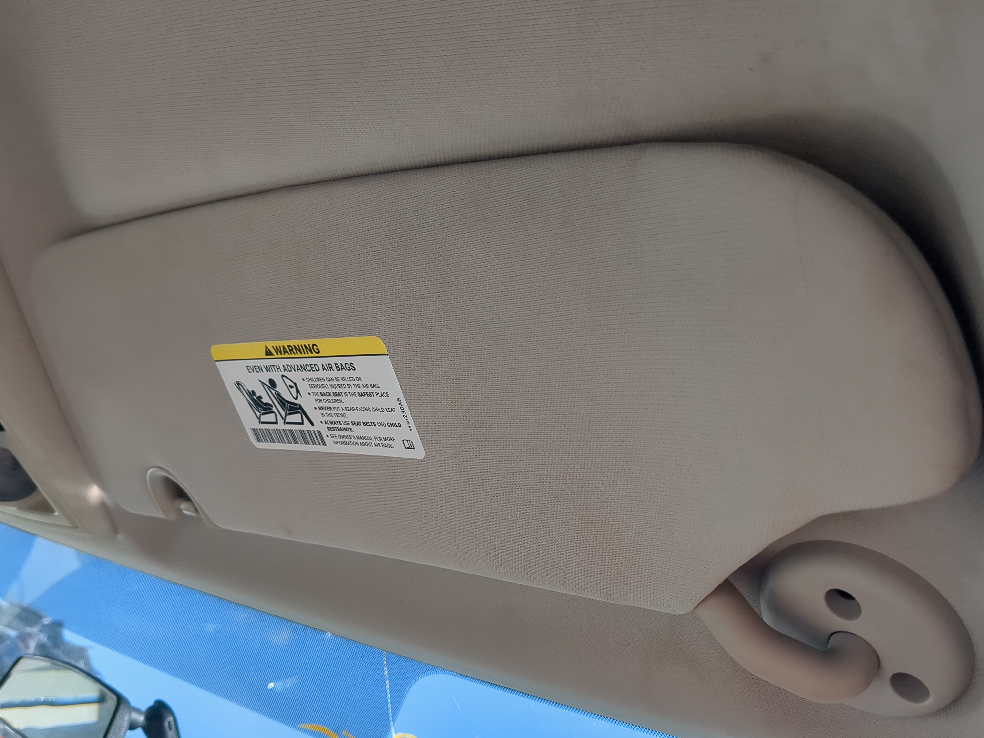 2011-2020 Dodge Grand Caravan Passenger Sun Visor Mirror Right Sunvisor 1192558 - Oemusedautoparts1.com