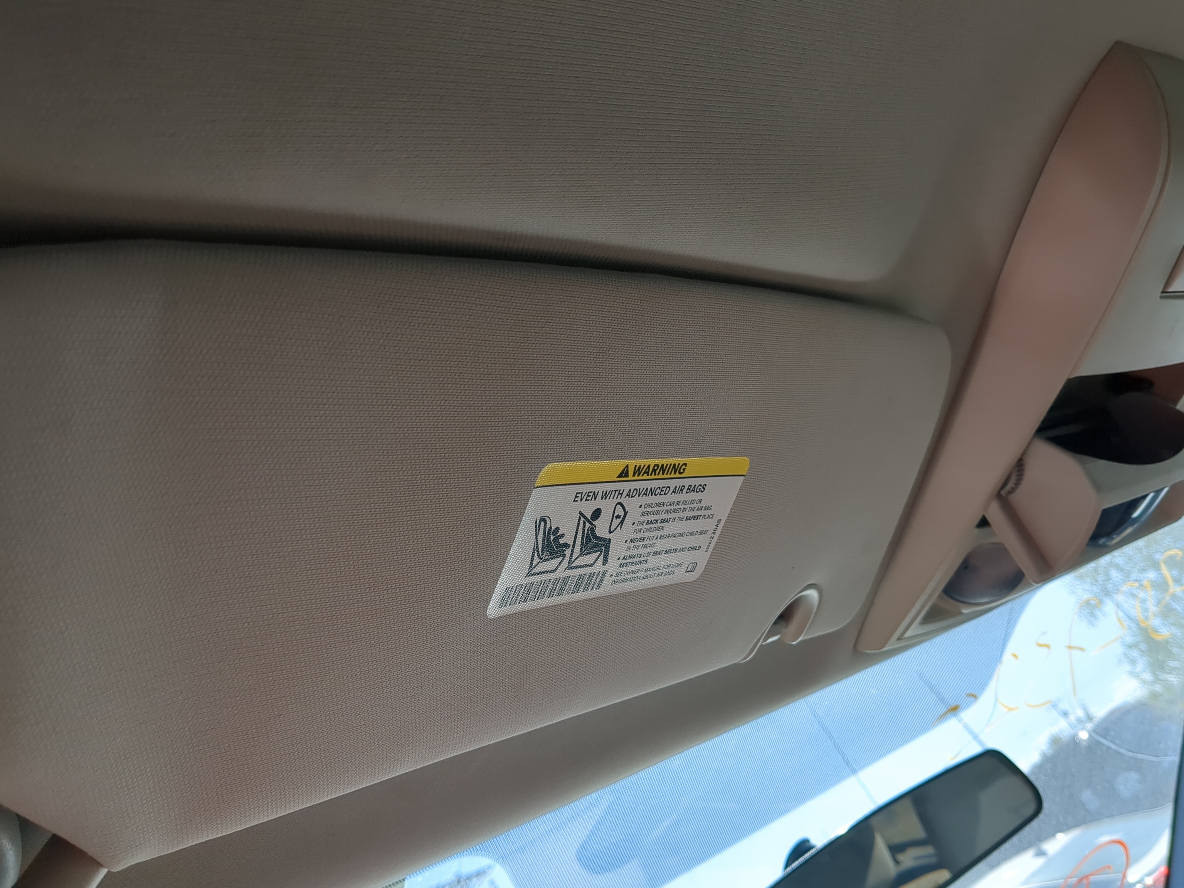2011-2020 Dodge Grand Caravan Driver Sun Visor Mirror Left Sunvisor 1192559 - Oemusedautoparts1.com