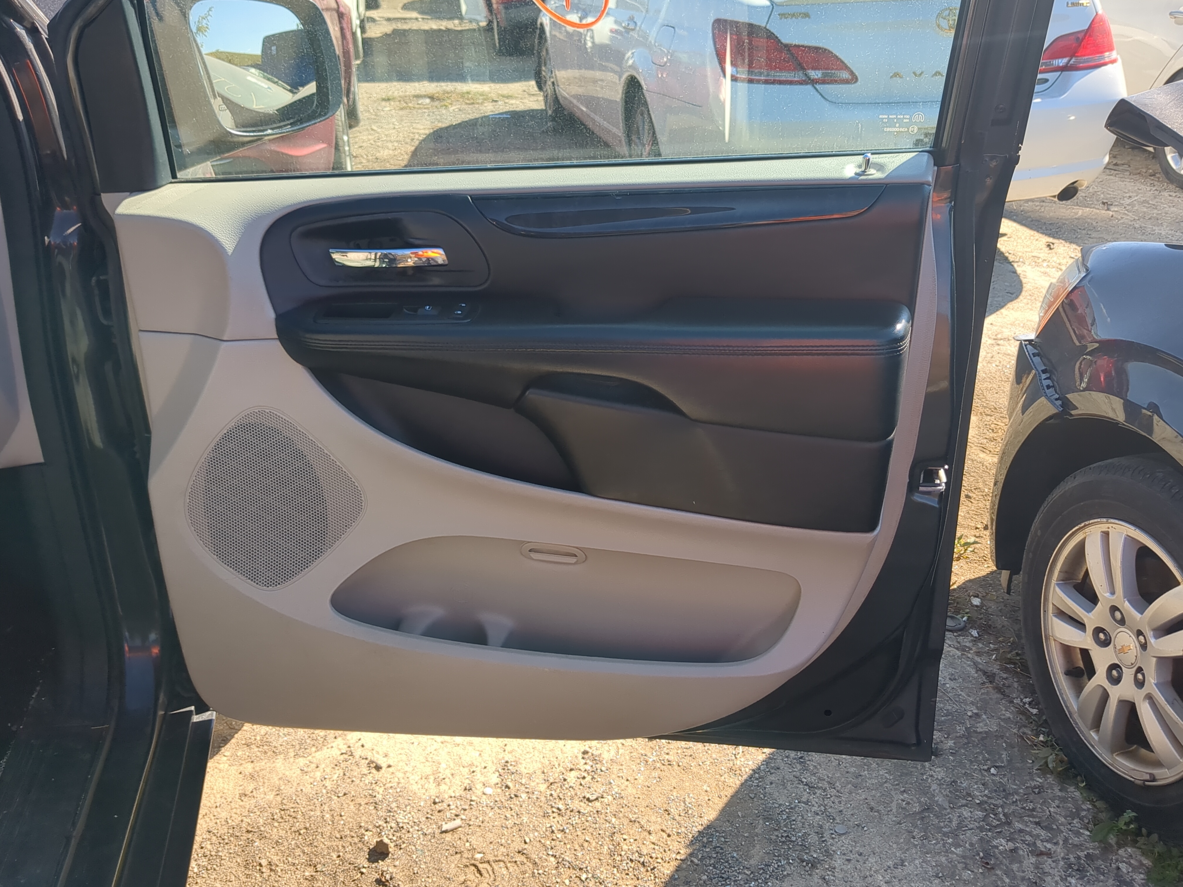 Picture of 2012 Dodge Grand Caravan Front Right Passenger Interior Door Panel Trim 1192574