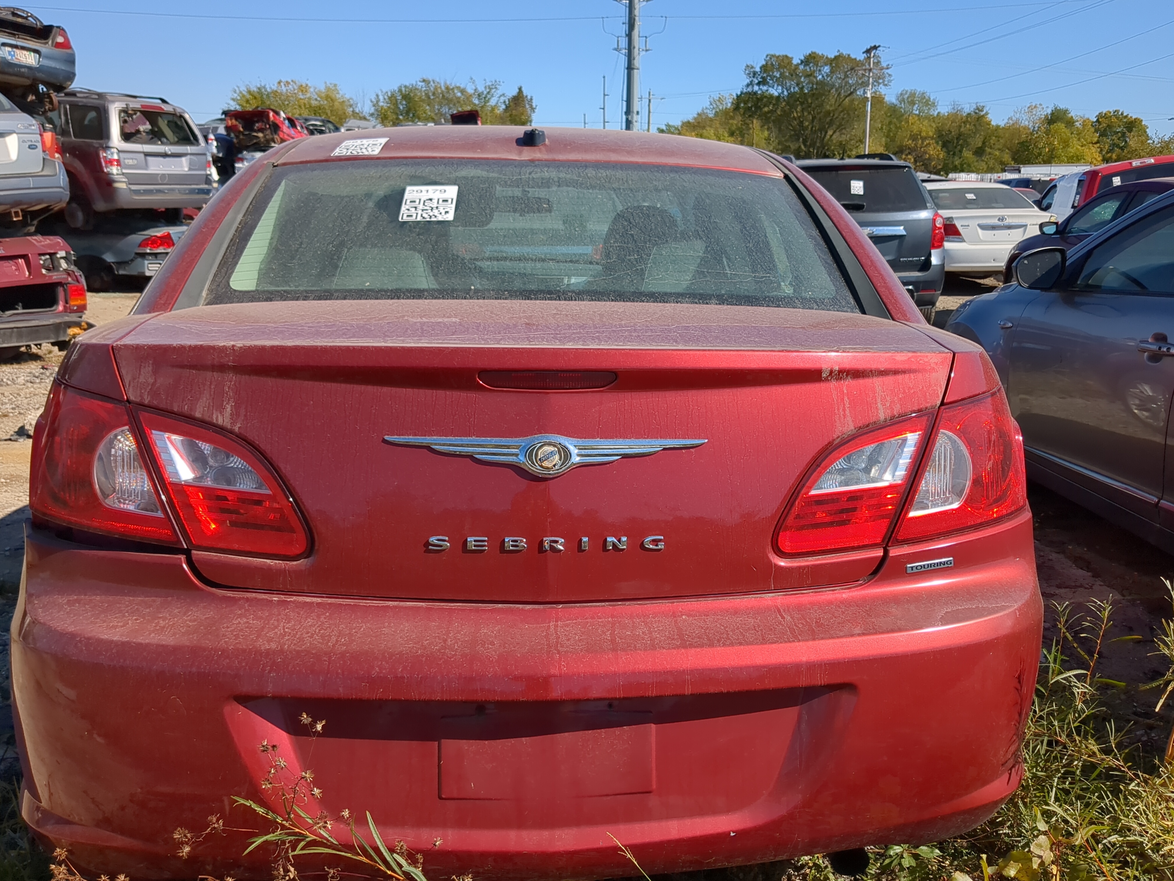 2007-2010 Chrysler Sebring Trunk/decklid/hatch/tailgate Oem 1192789 - Oemusedautoparts1.com