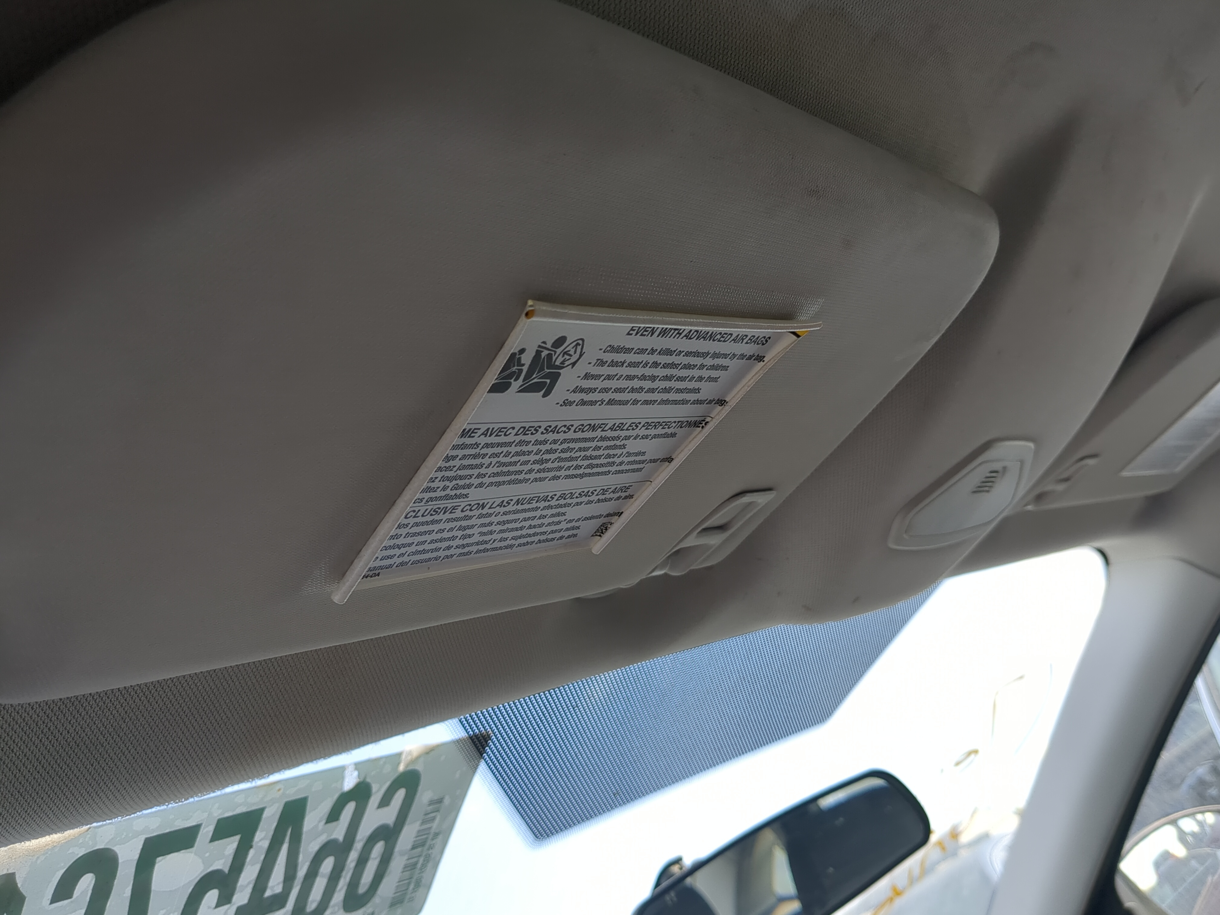 Picture of 2015-2015 Ford Focus Driver Sun Visor Mirror Left Sunvisor 1193261