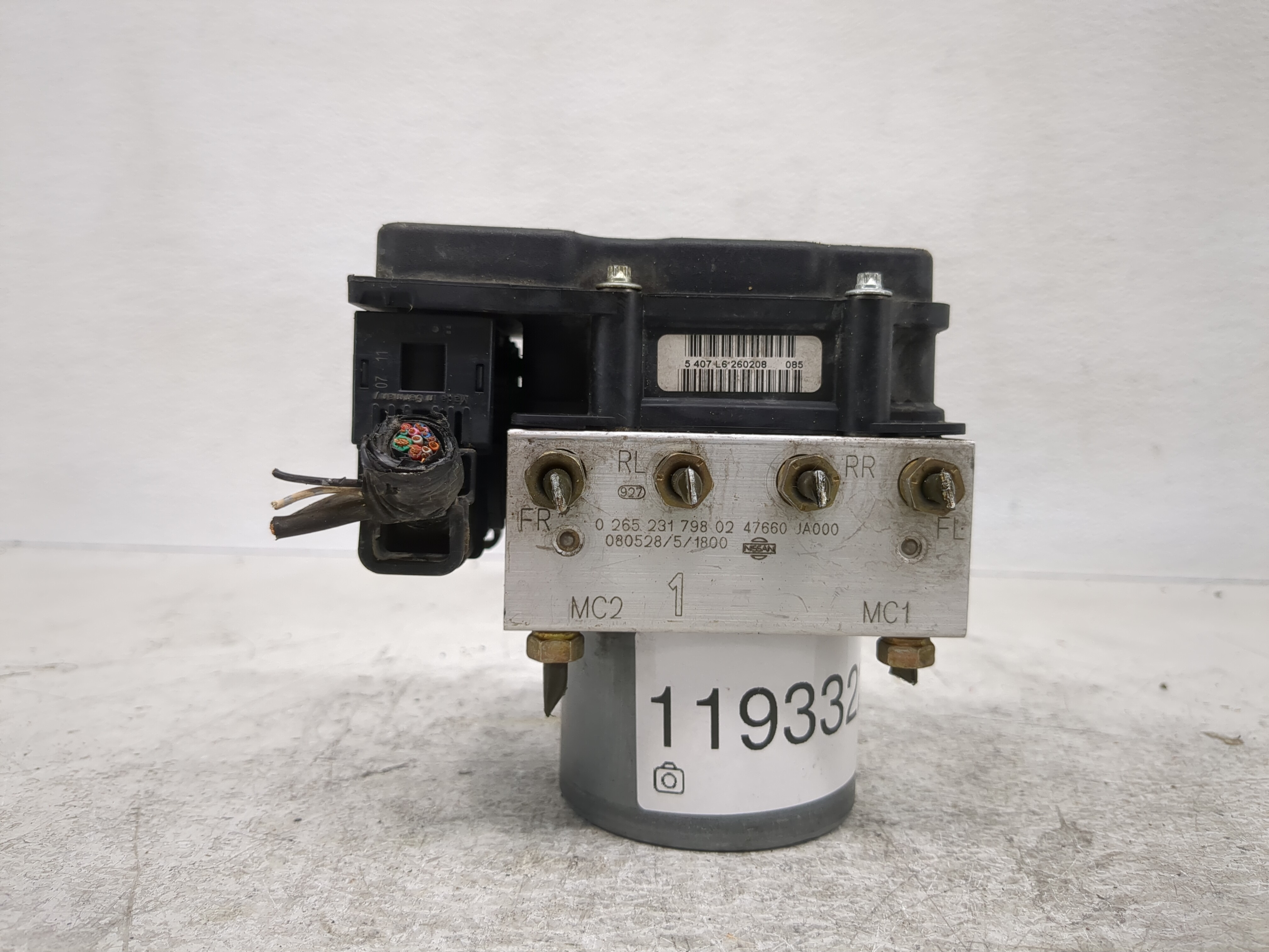 2012-2012 Dodge Grand Caravan Abs Pump Control Module 1193322 - Oemusedautoparts1.com