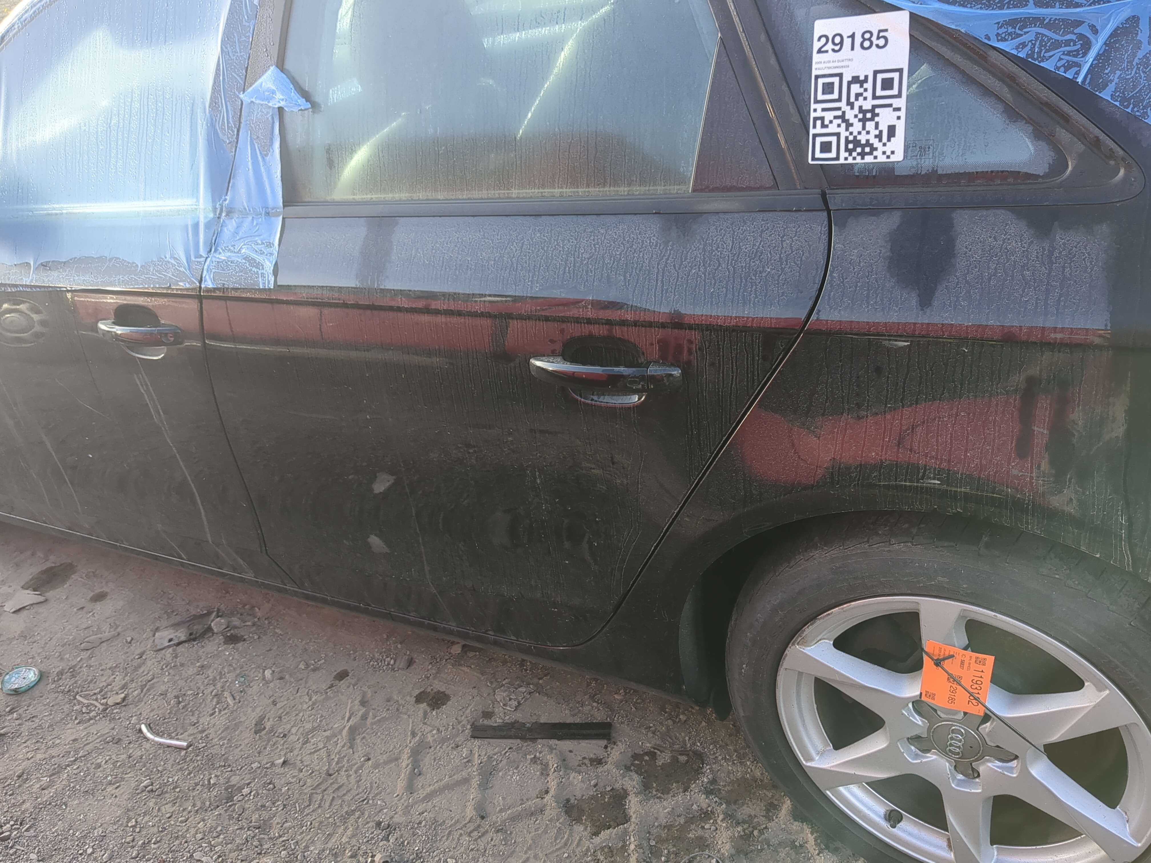 2009-2011 Audi A4 Quattro Driver Rear Door Oem 1193889 - Oemusedautoparts1.com