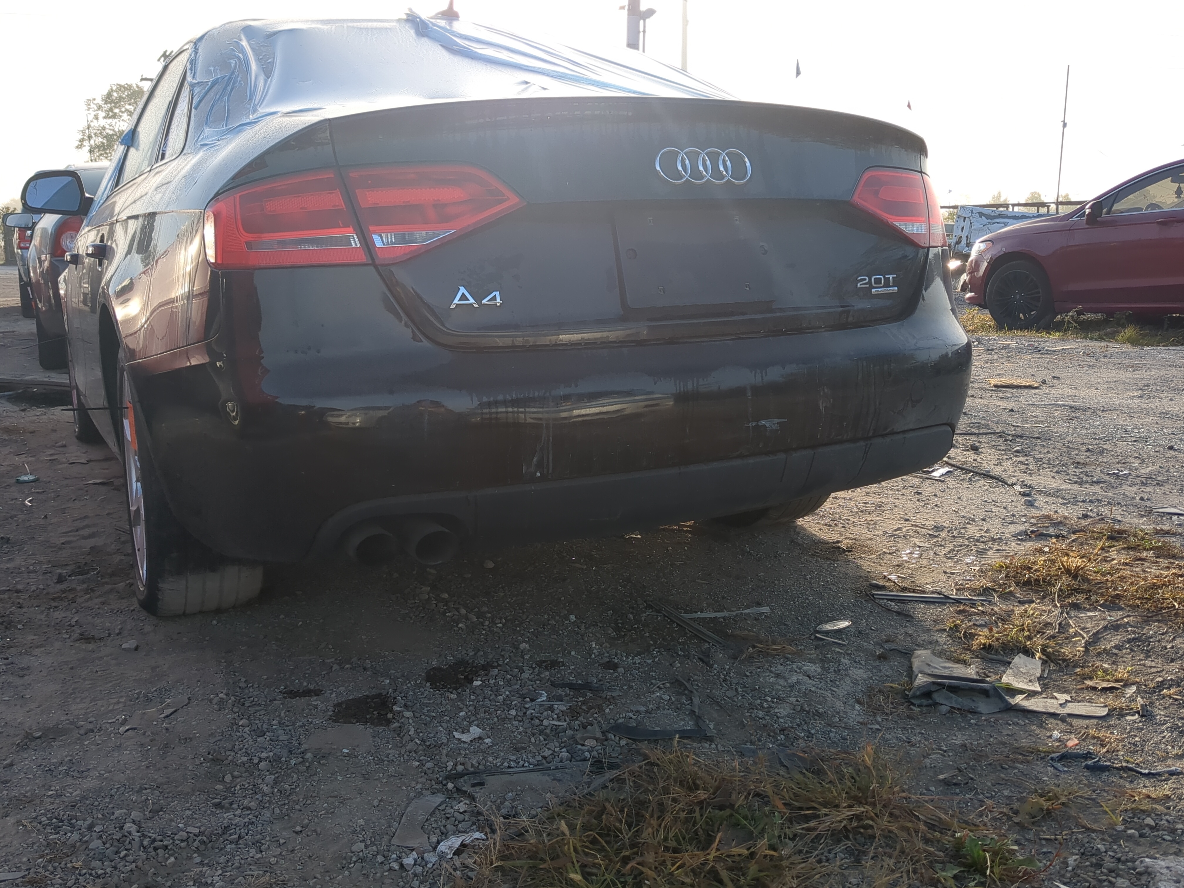 2009-2012 Audi A4 Quattro Rear Bumper Assembly Oem 1193890 - Oemusedautoparts1.com