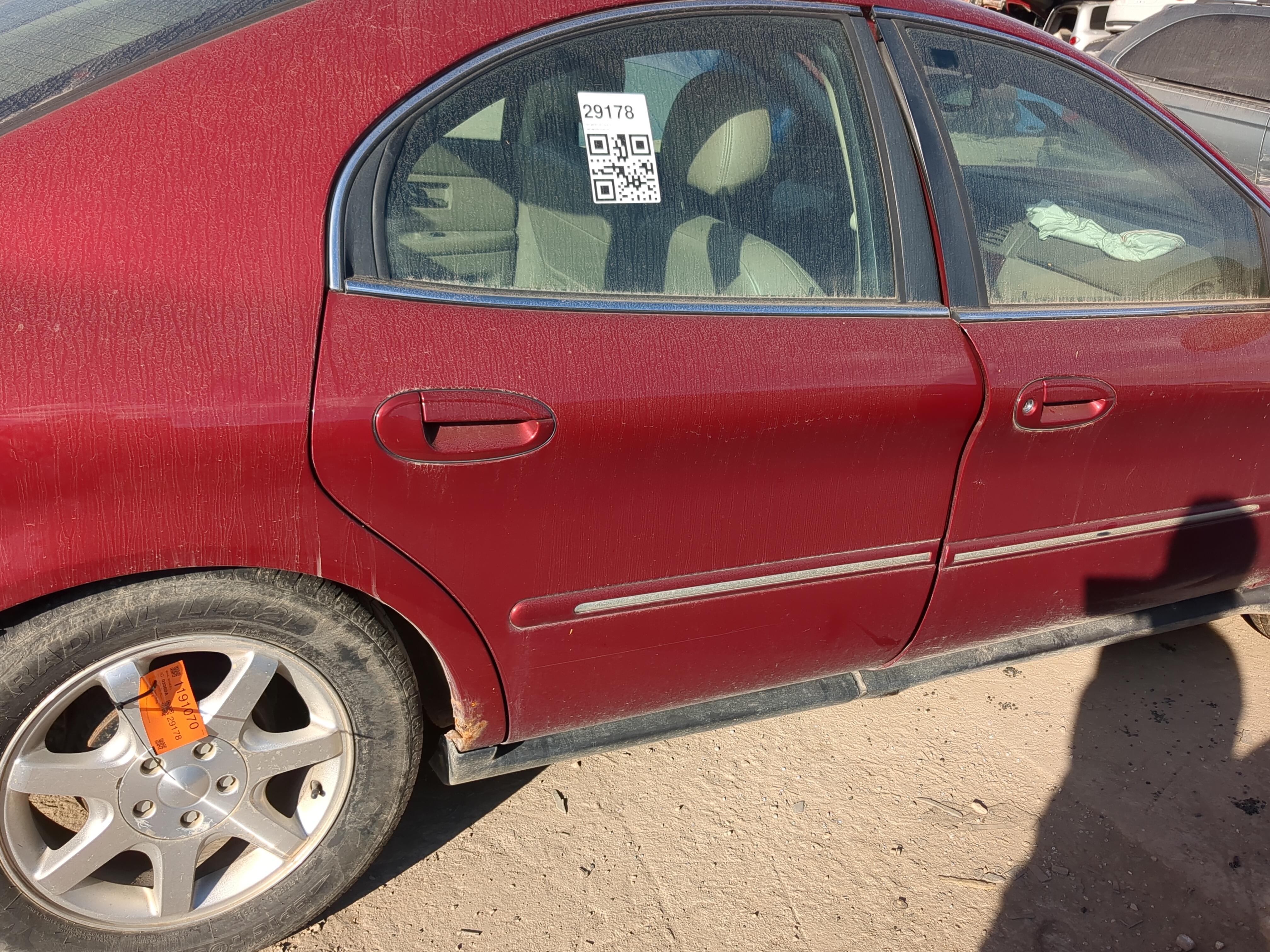 2000-2005 Mercury Sable Passenger Rear Door Oem 1194196 - Oemusedautoparts1.com