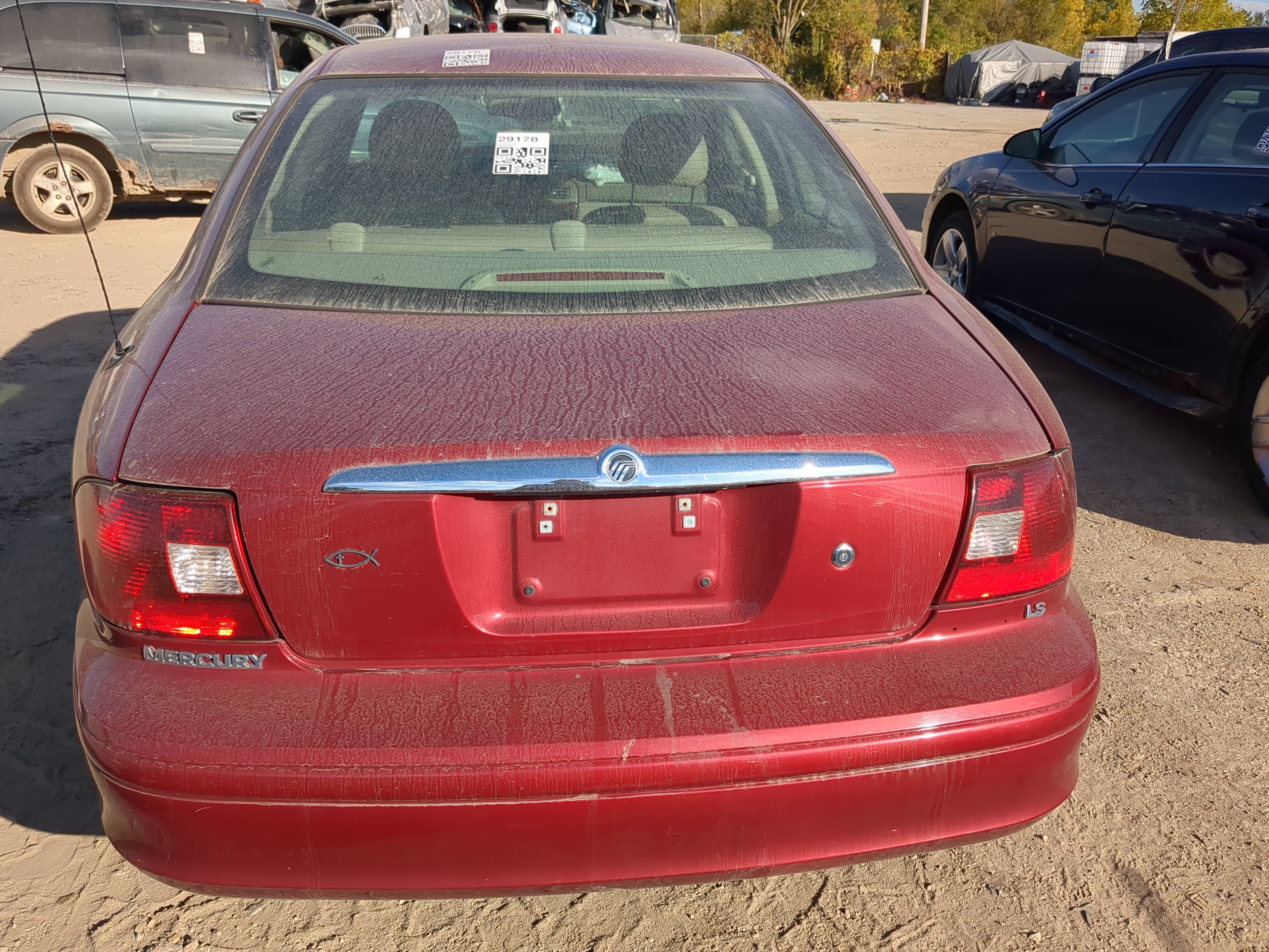 2000-2005 Mercury Sable Trunk/decklid/hatch/tailgate Oem 1194214 - Oemusedautoparts1.com