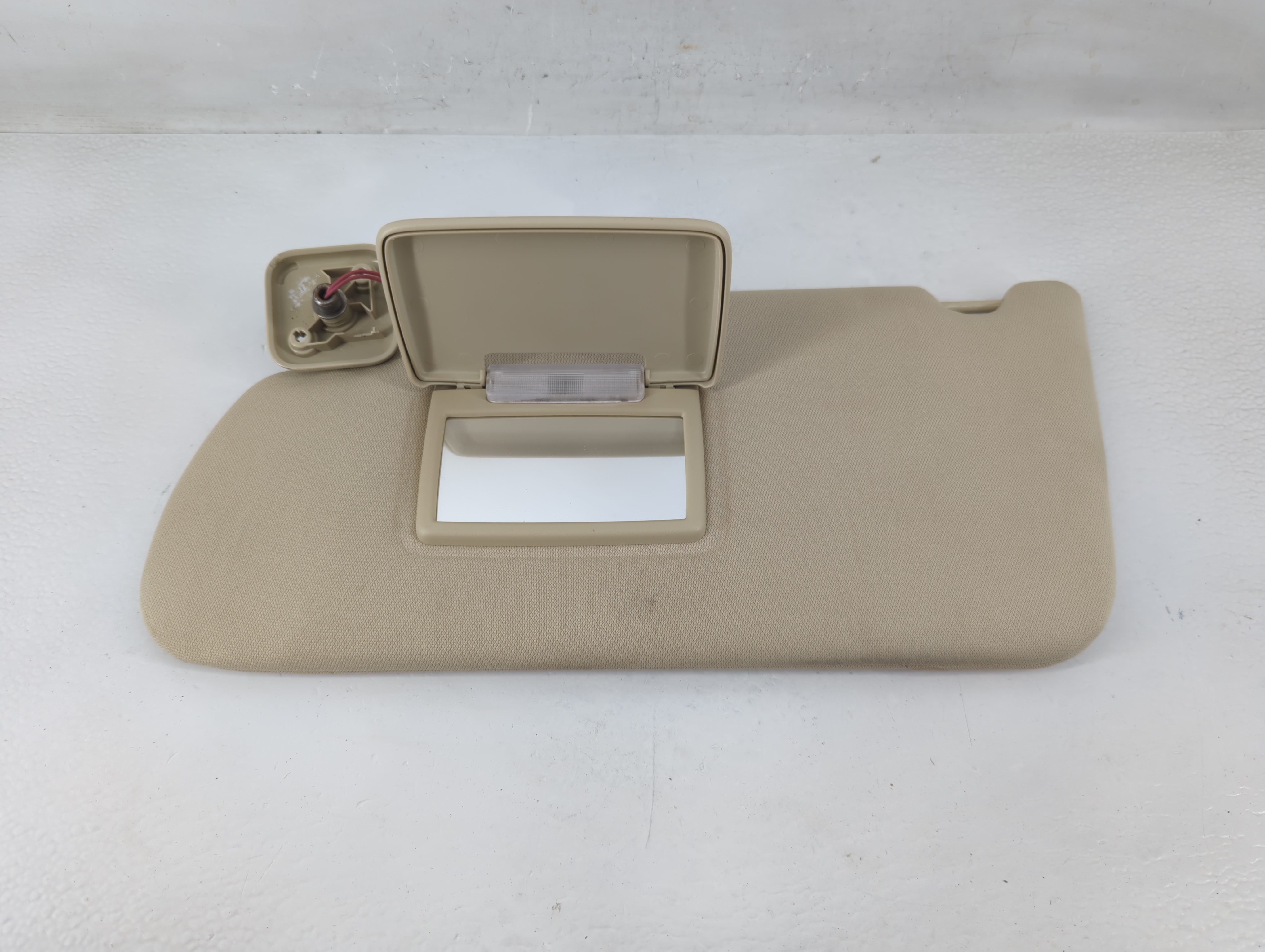 Picture of 2013-2019 Ford Flex Driver Sun Visor Mirror Left Sunvisor Beige 1194523