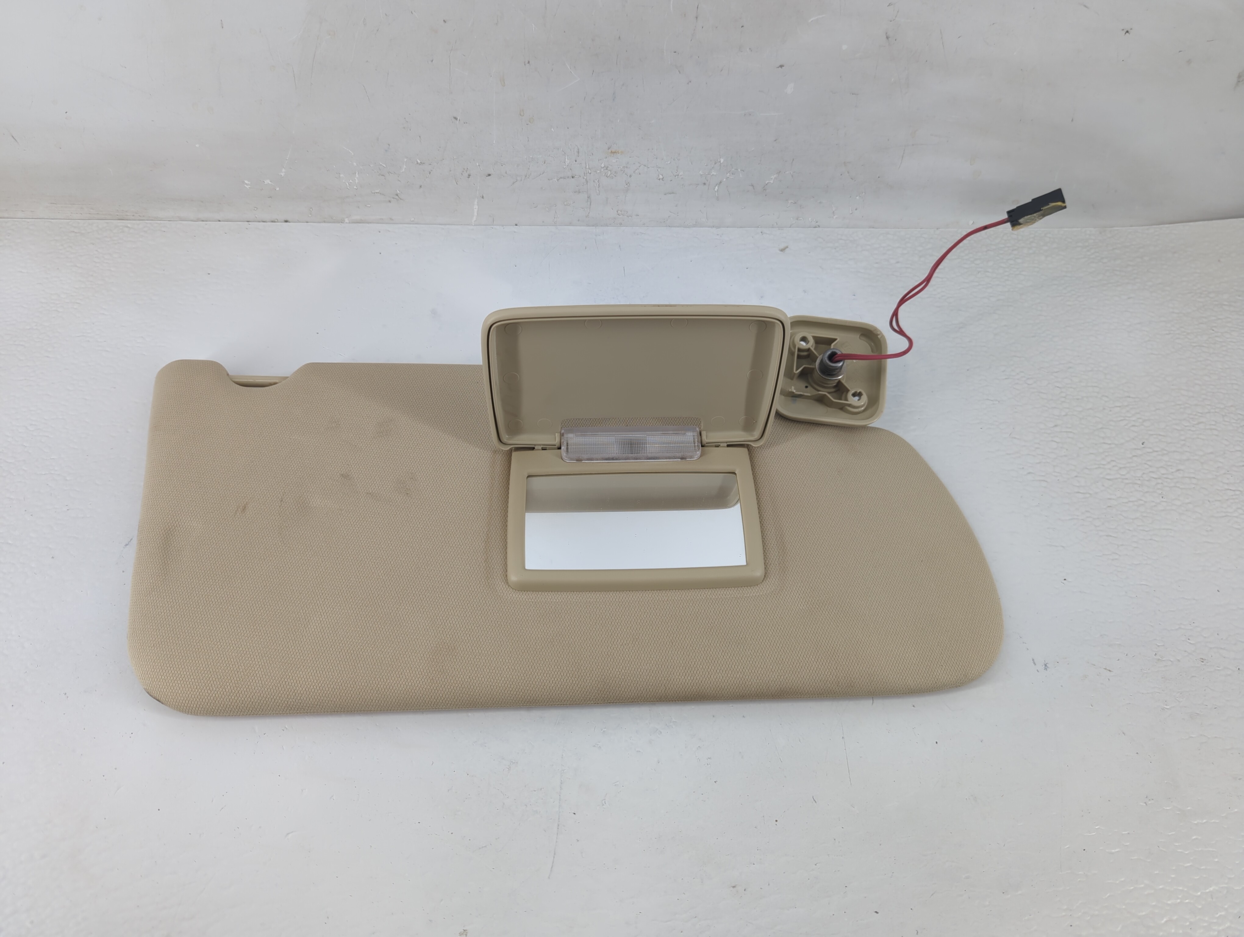 Picture of 2013-2019 Ford Flex Passenger Sun Visor Mirror Right Sunvisor Tan 1194524