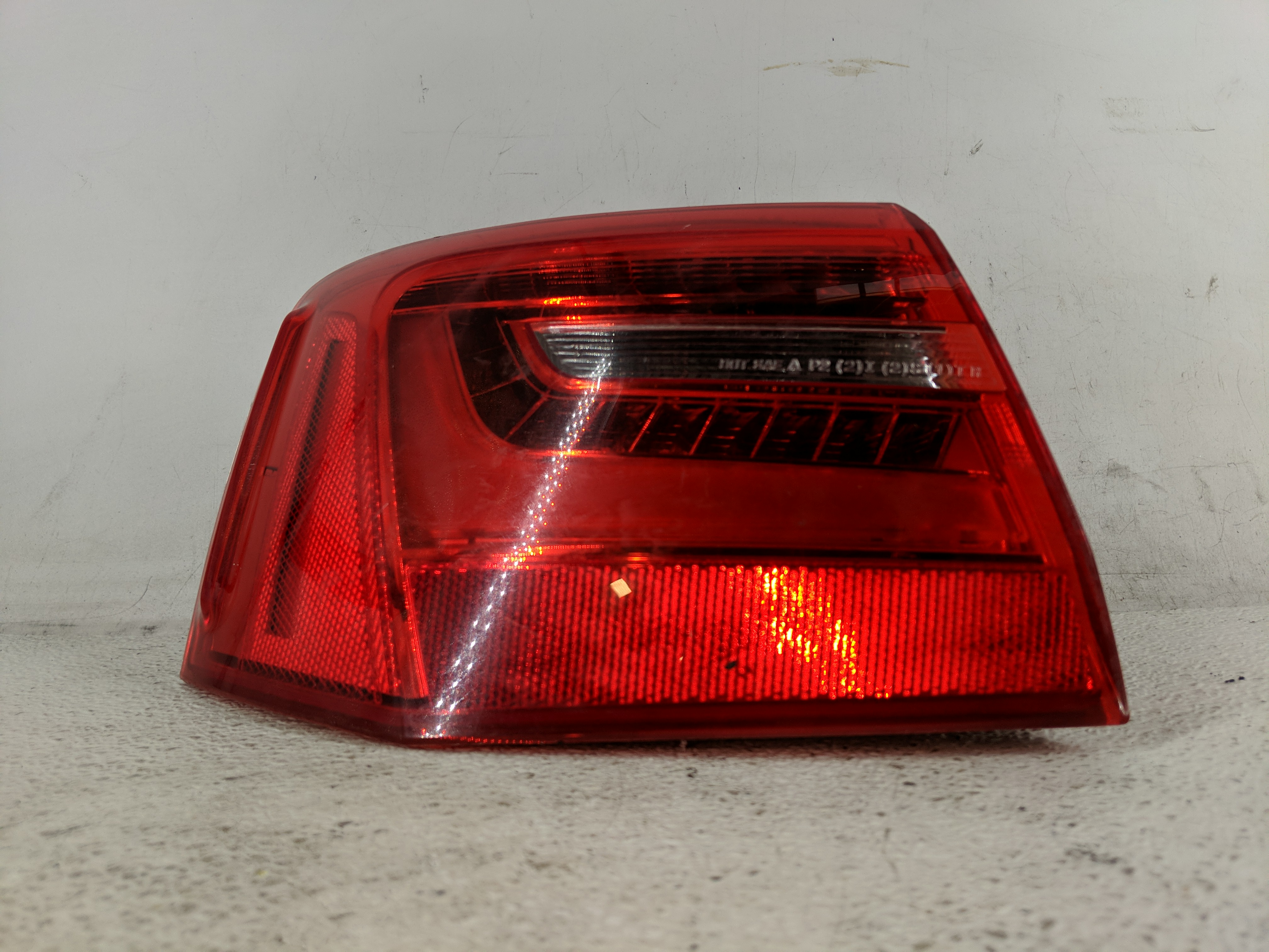 Picture of 2012-2015 Audi A6 Driver Left Side Tail Light Taillight Oem 1194644