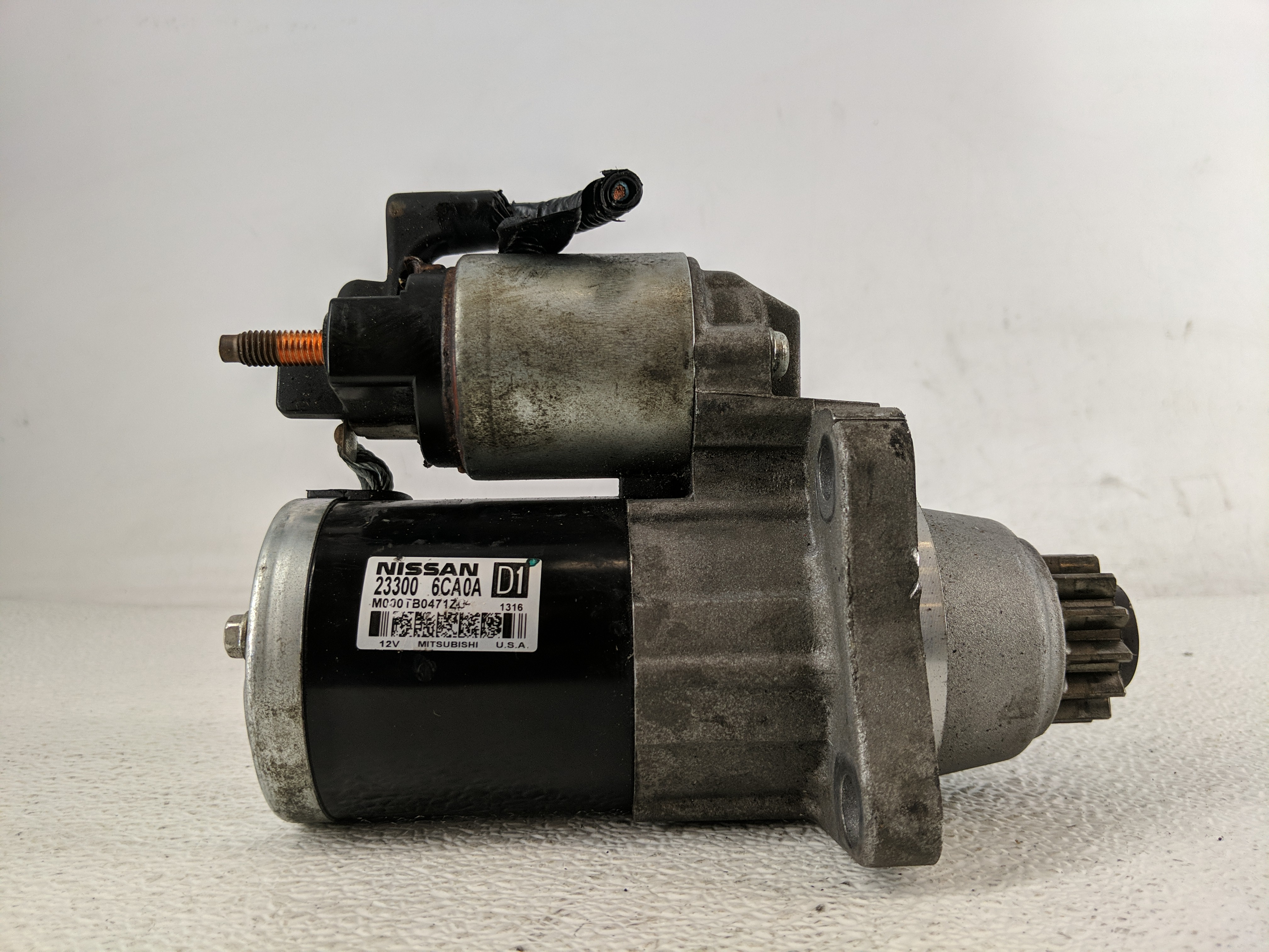 2019-2022 Nissan Altima Car Starter Motor Solenoid Oem 1195152 - Oemusedautoparts1.com