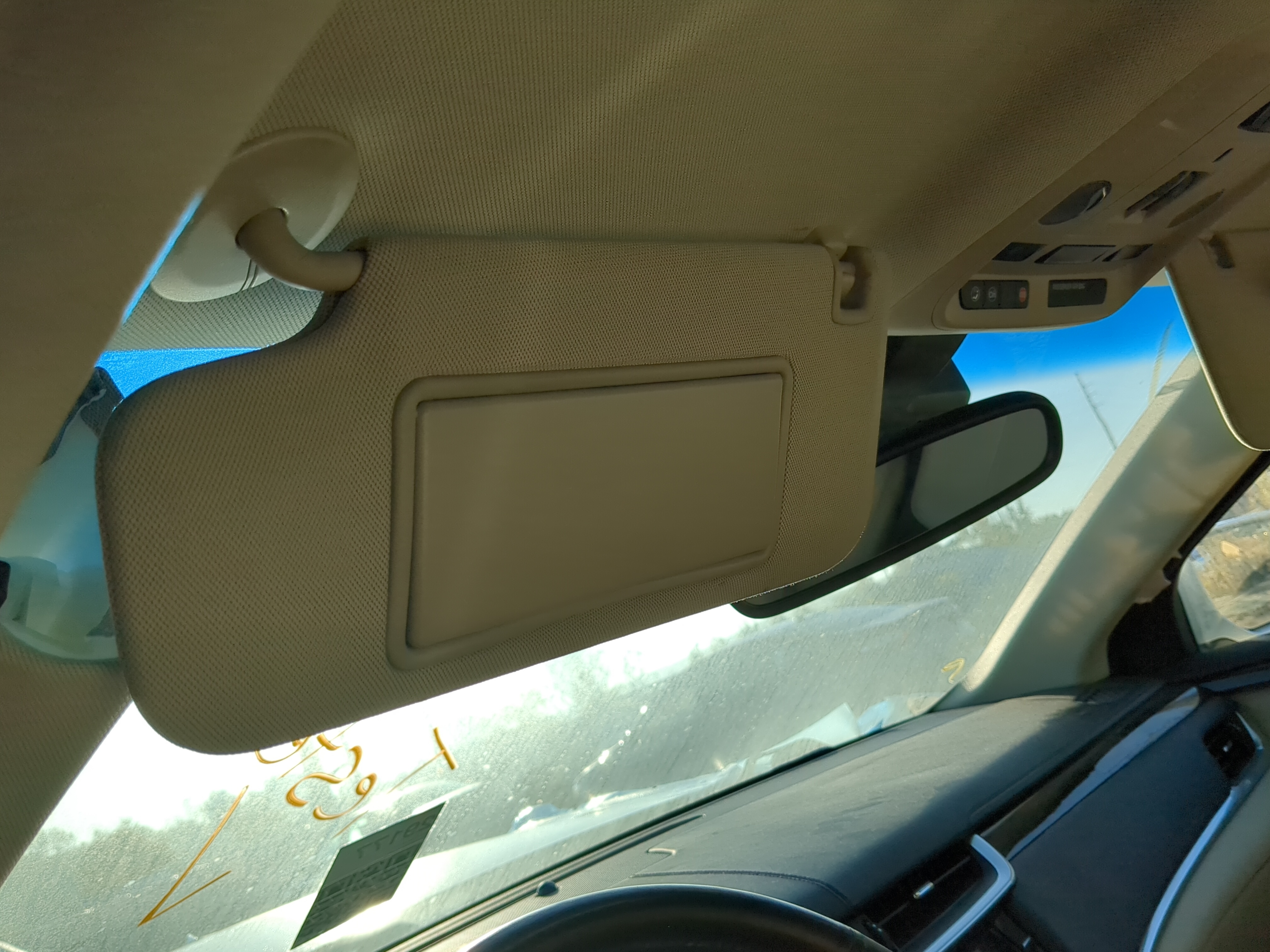 Picture of 2013-2017 Cadillac Xts Driver Sun Visor Mirror Left Sunvisor 1195422