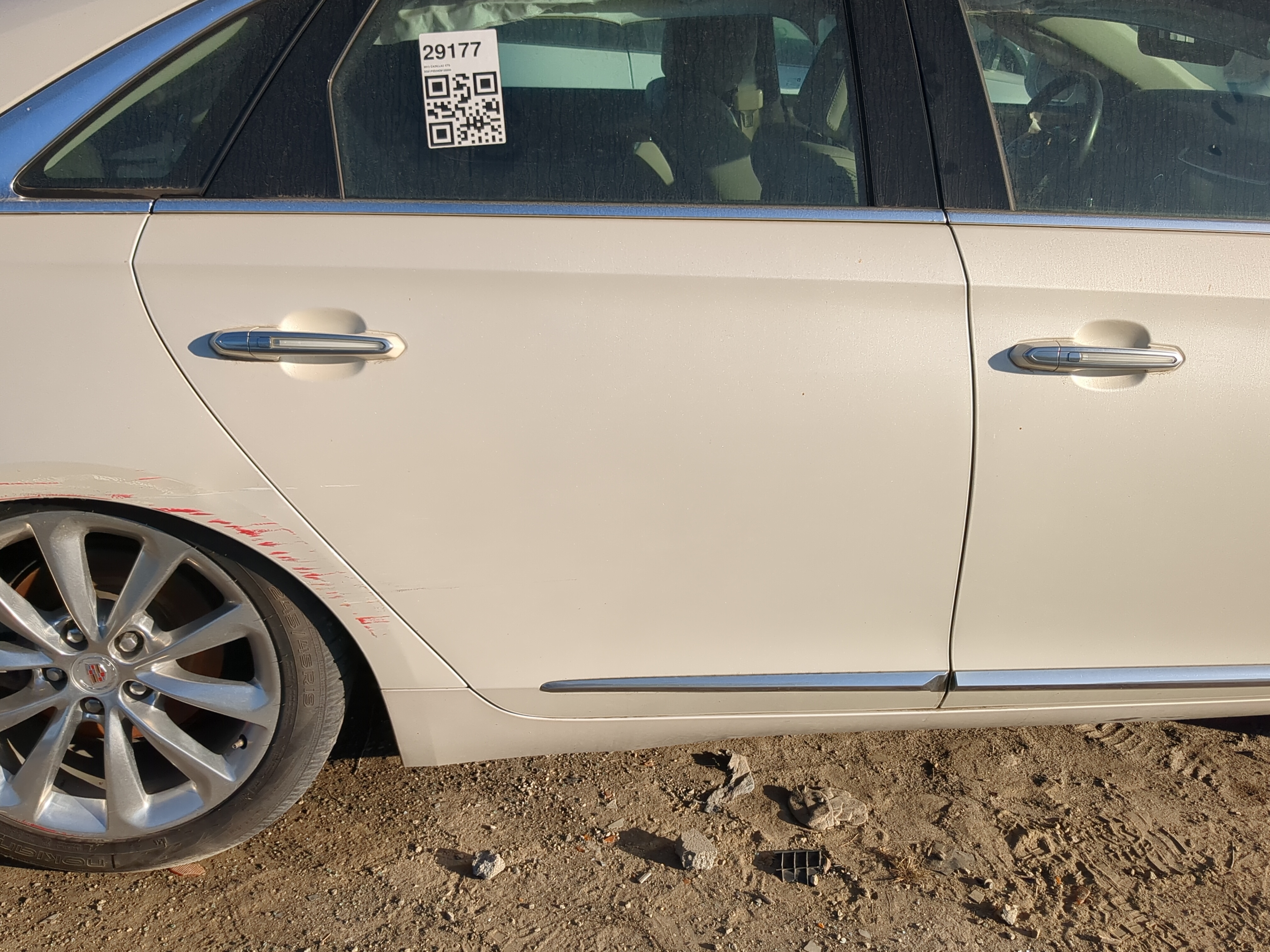 2013-2019 Cadillac Xts Passenger Rear Door Oem 1195491 - Oemusedautoparts1.com