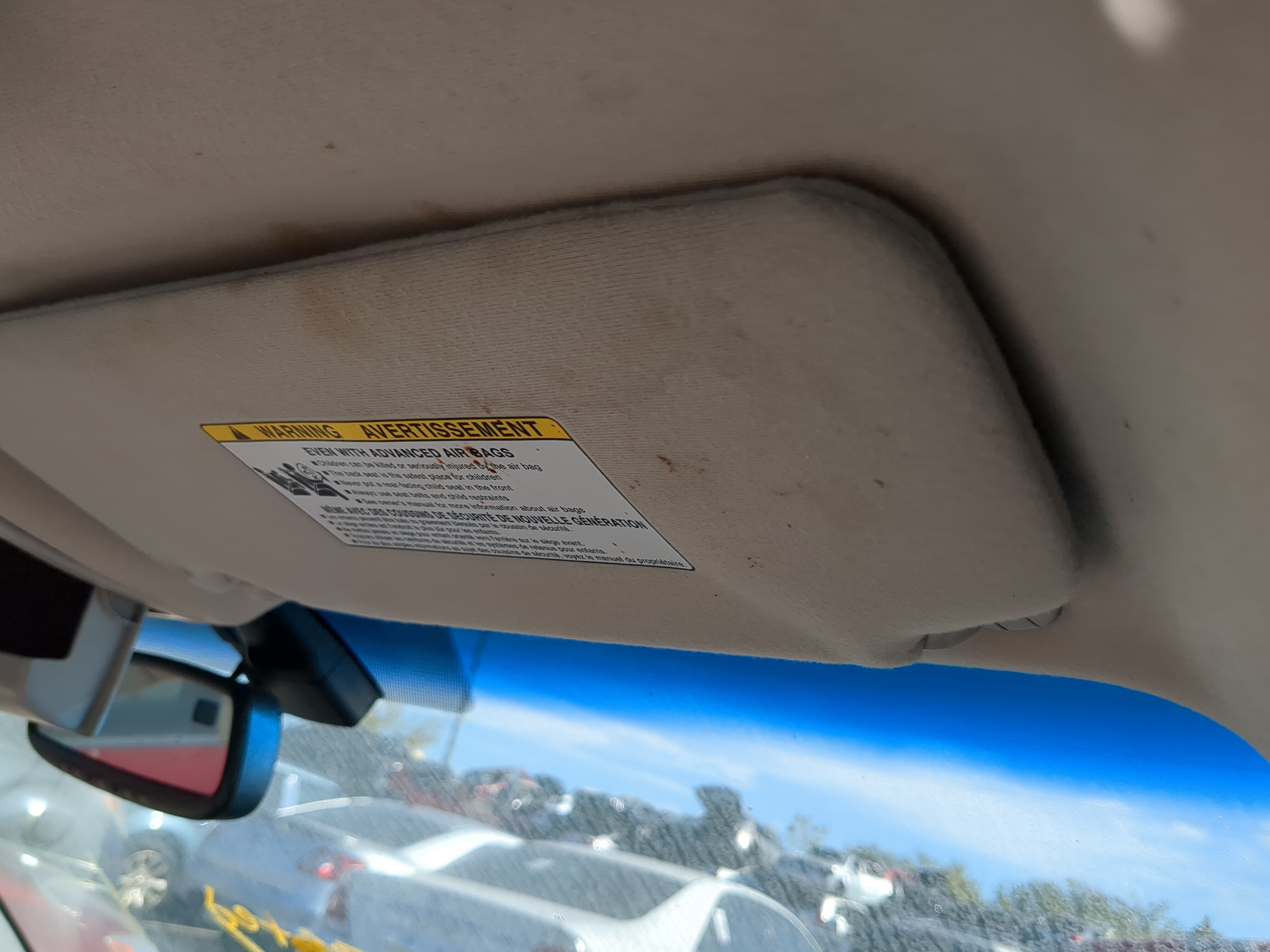 Picture of 2005-2012 Toyota Avalon Passenger Sun Visor Mirror Right Sunvisor 1196247