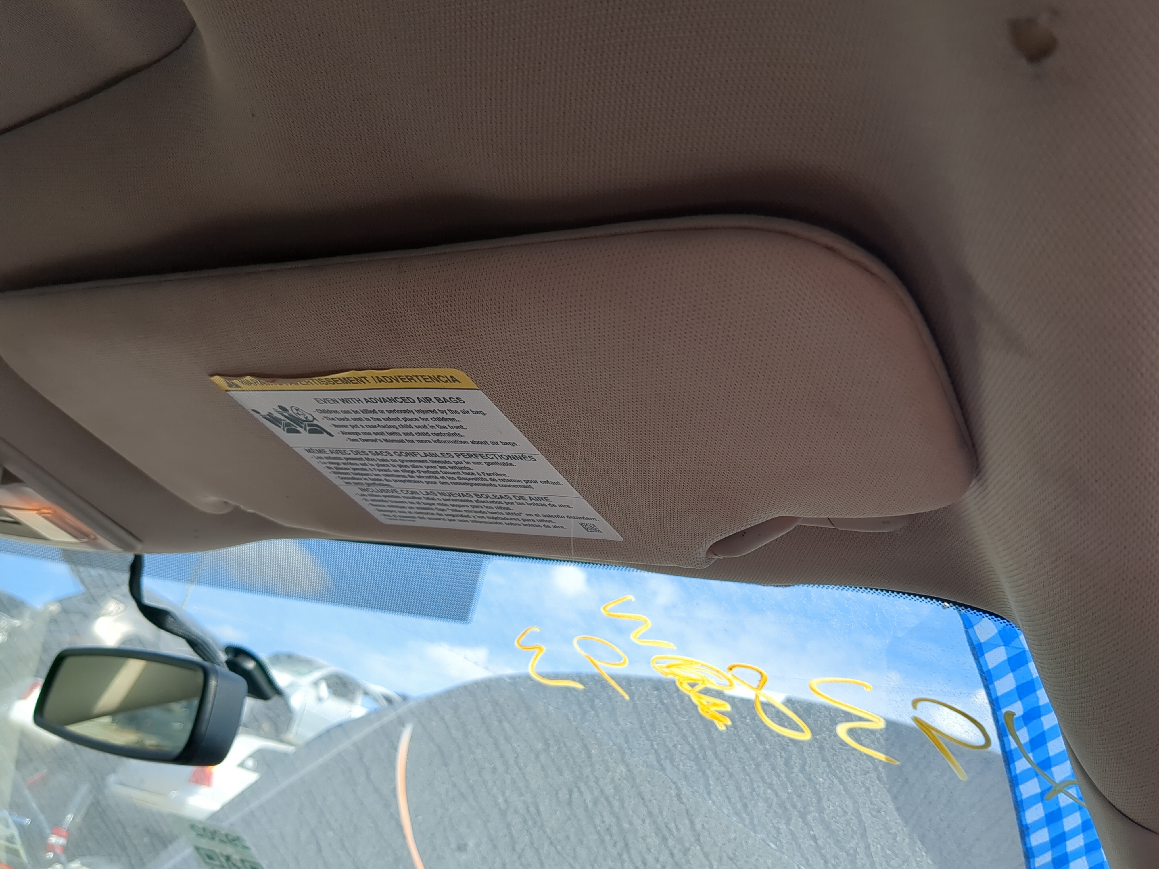 Picture of 2011-2014 Ford Edge Passenger Sun Visor Mirror Right Sunvisor 1196621