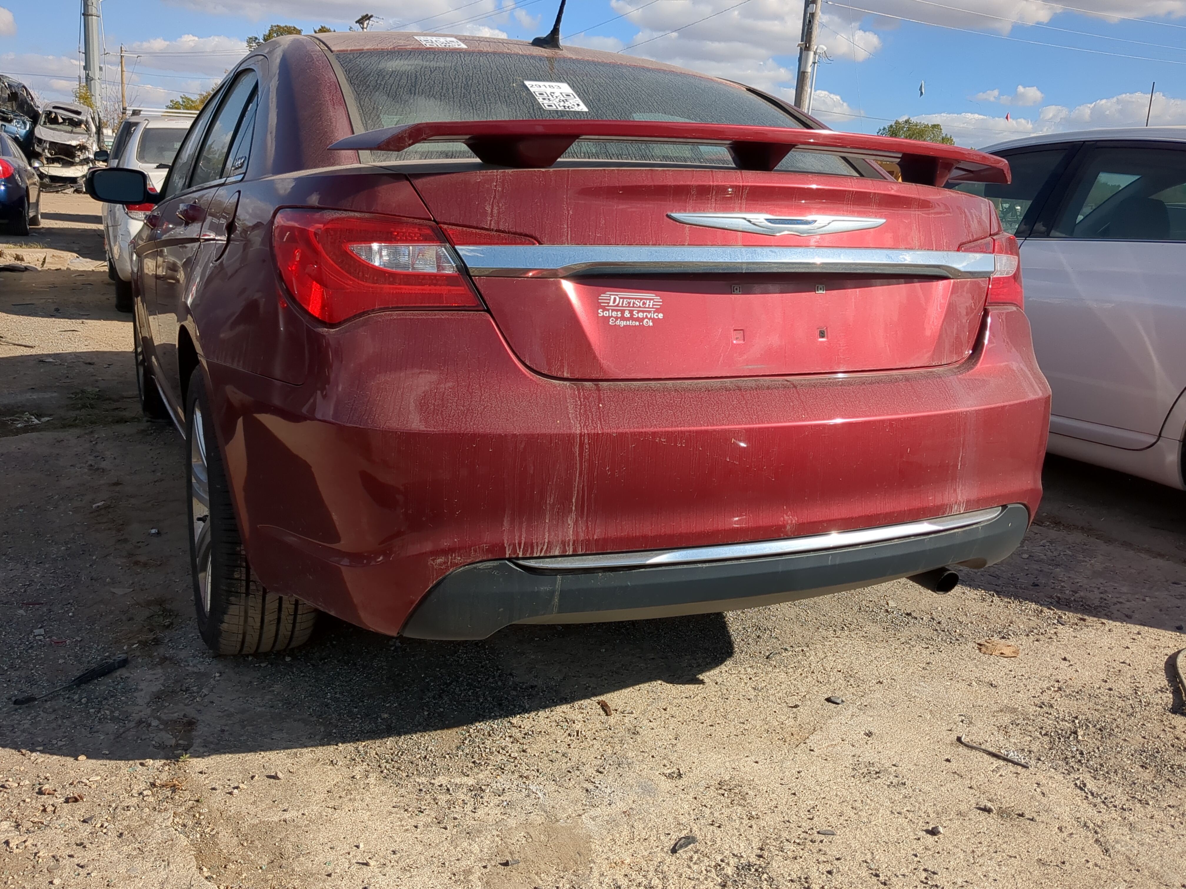 2011-2014 Chrysler 200 Rear Bumper Assembly Oem 1196932 - Oemusedautoparts1.com