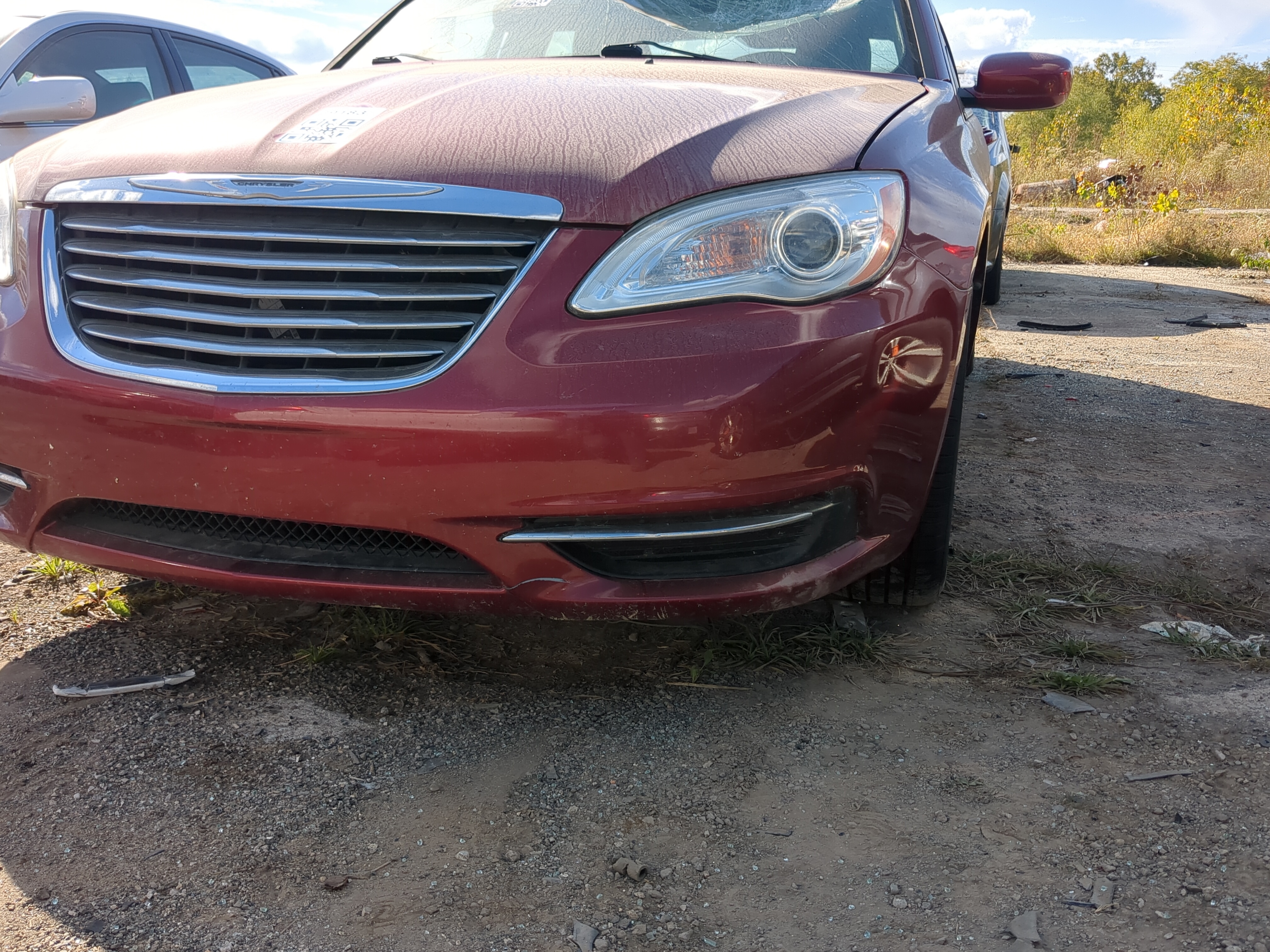 2011-2014 Chrysler 200 Front Bumper - Oem 1196955 - Oemusedautoparts1.com