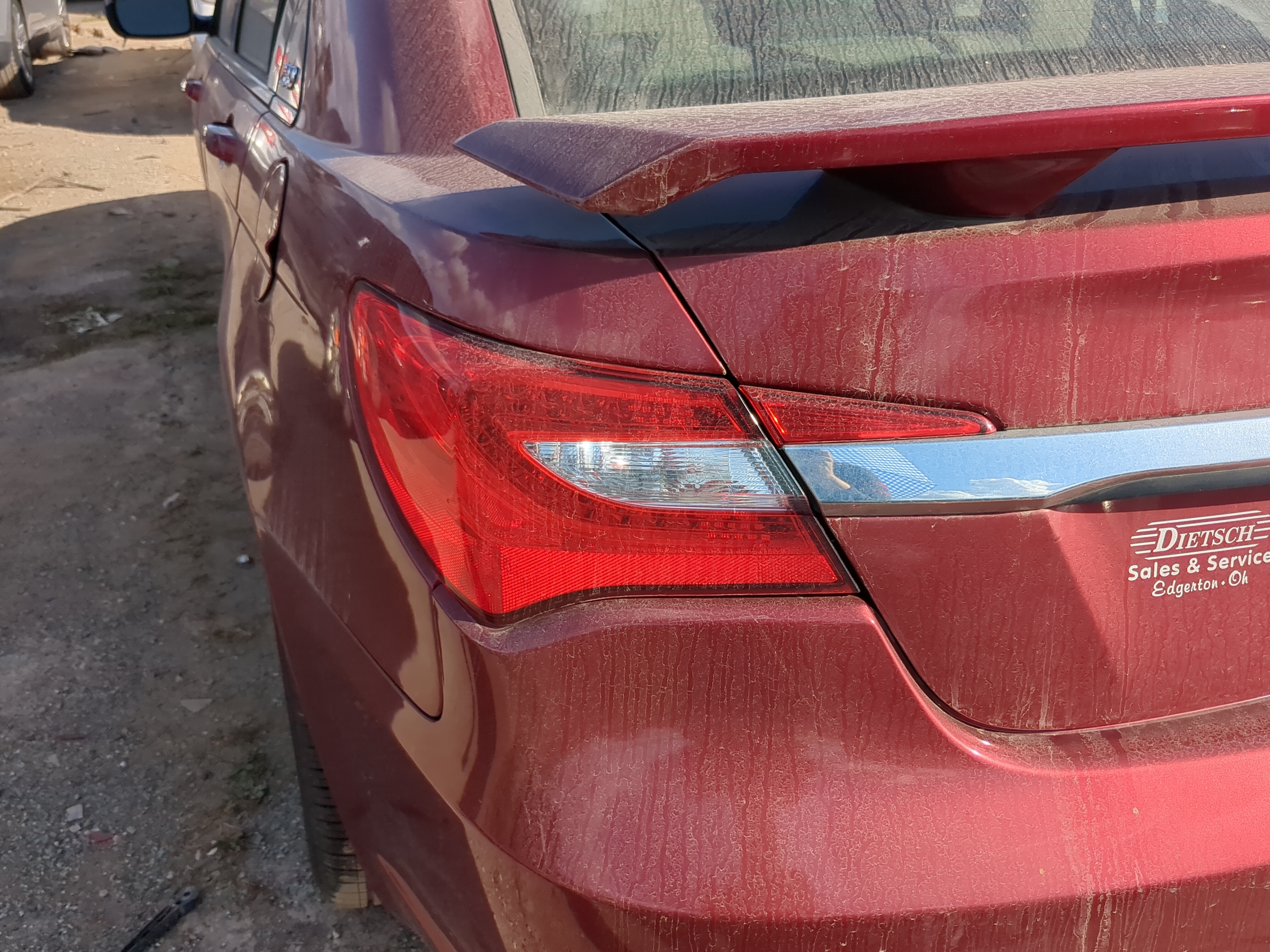 Picture of 2011-2014 Chrysler 200 Driver Left Side Tail Light Taillight Oem 1196984