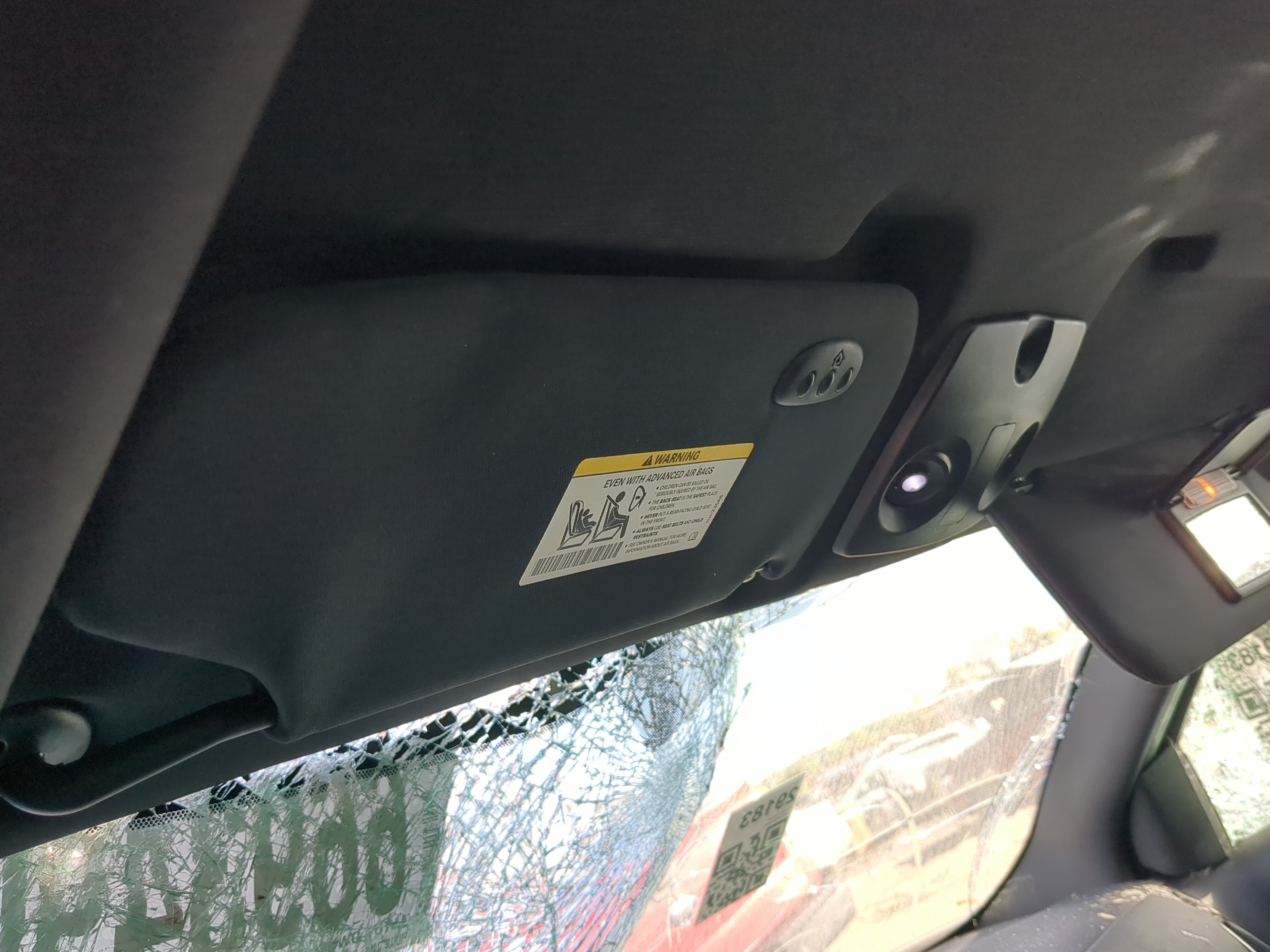 Picture of 2011-2014 Chrysler 200 Driver Sun Visor Mirror Left Sunvisor 1196987