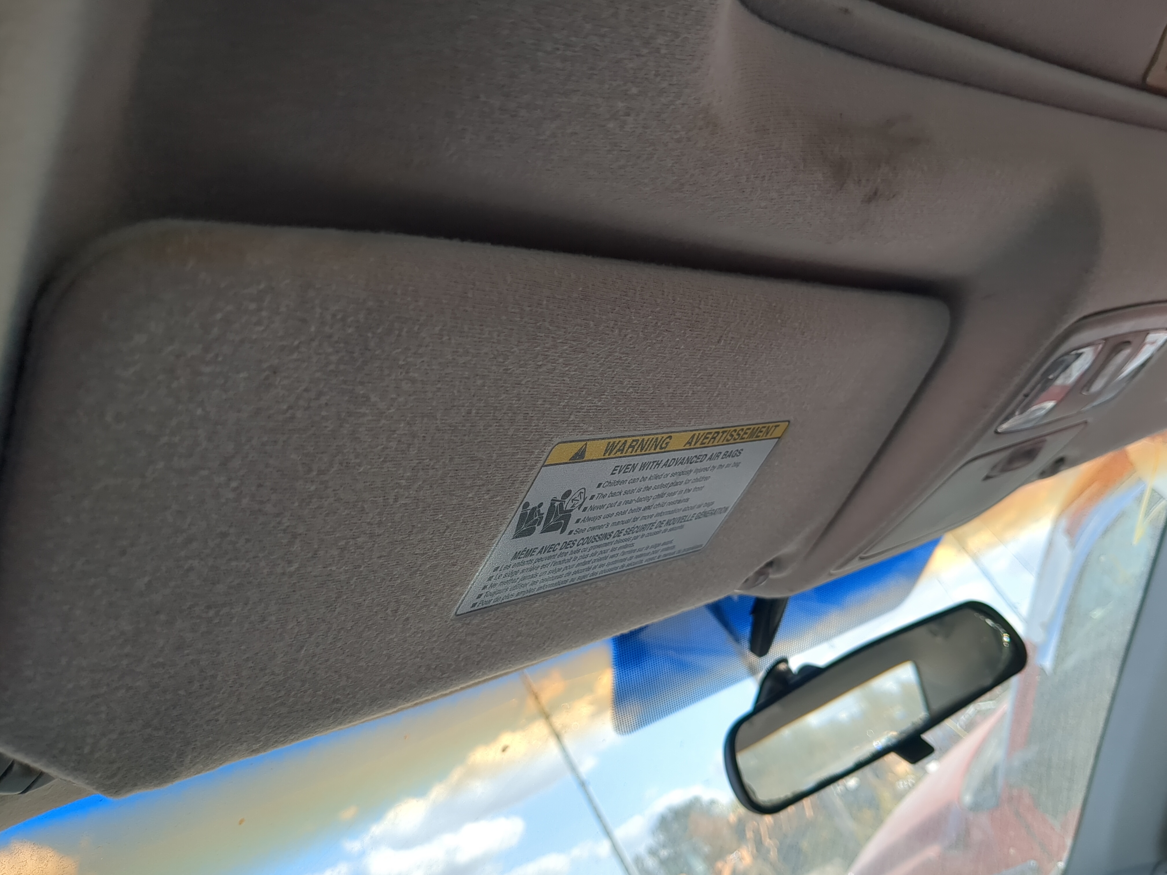 Picture of 2002-2006 Toyota Camry Driver Sun Visor Mirror Left Sunvisor 1197017
