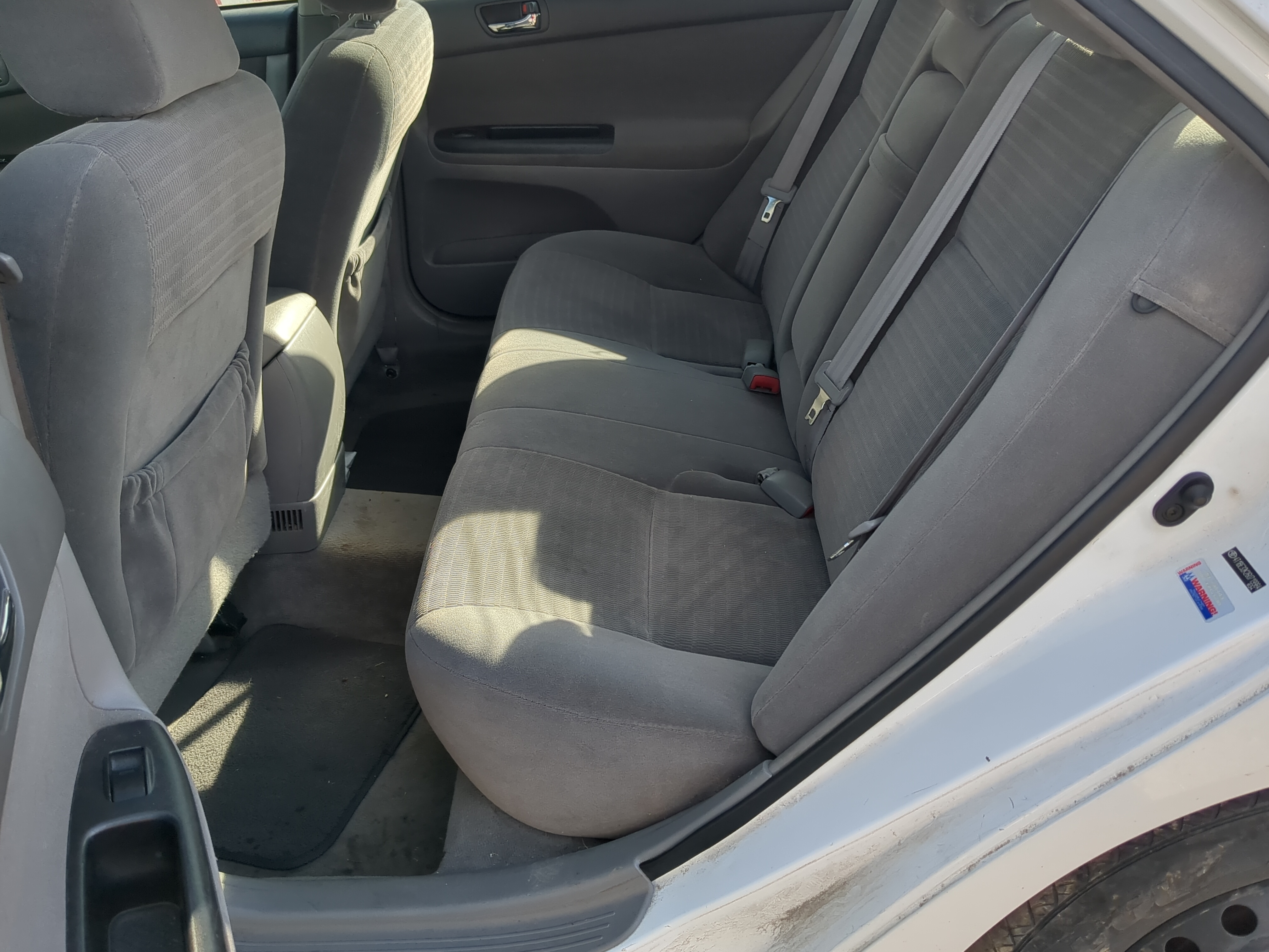 2006 Toyota Camry Rear Seat Oem 1197132 - Oemusedautoparts1.com