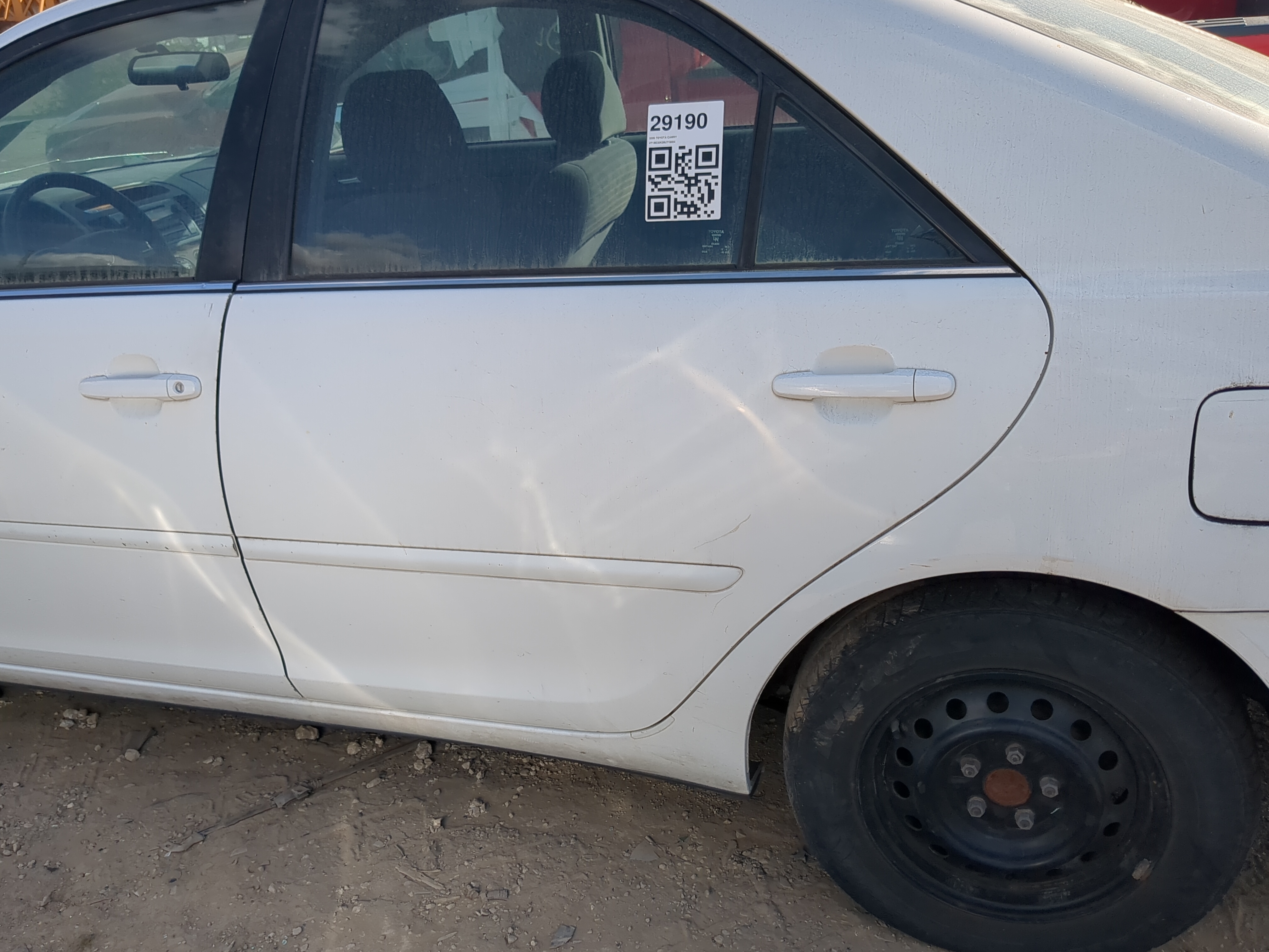 2002-2006 Toyota Camry Driver Rear Door Oem 1197163 - Oemusedautoparts1.com