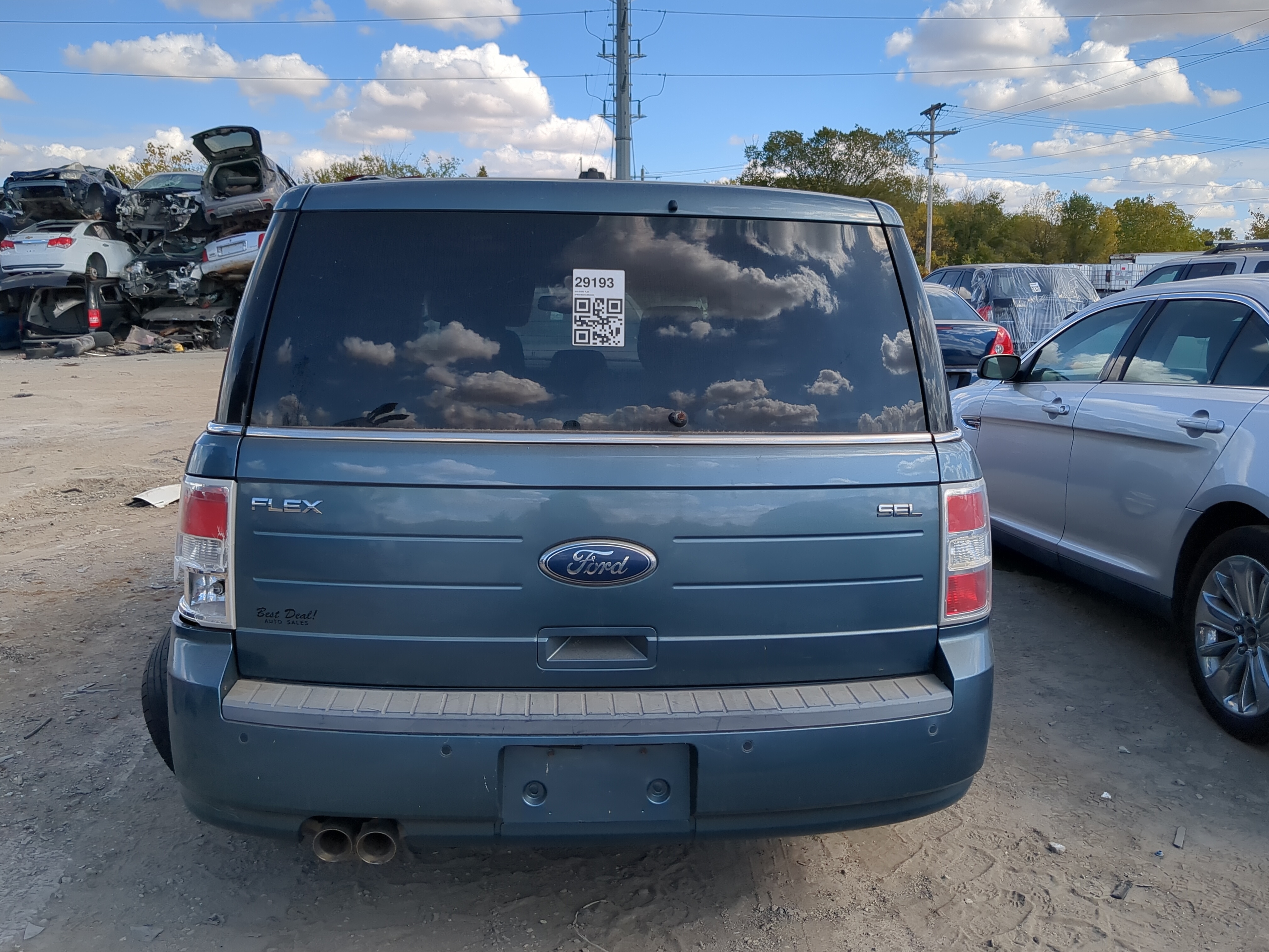 2009-2011 Ford Flex Trunk/decklid/hatch/tailgate Oem 1197193 - Oemusedautoparts1.com