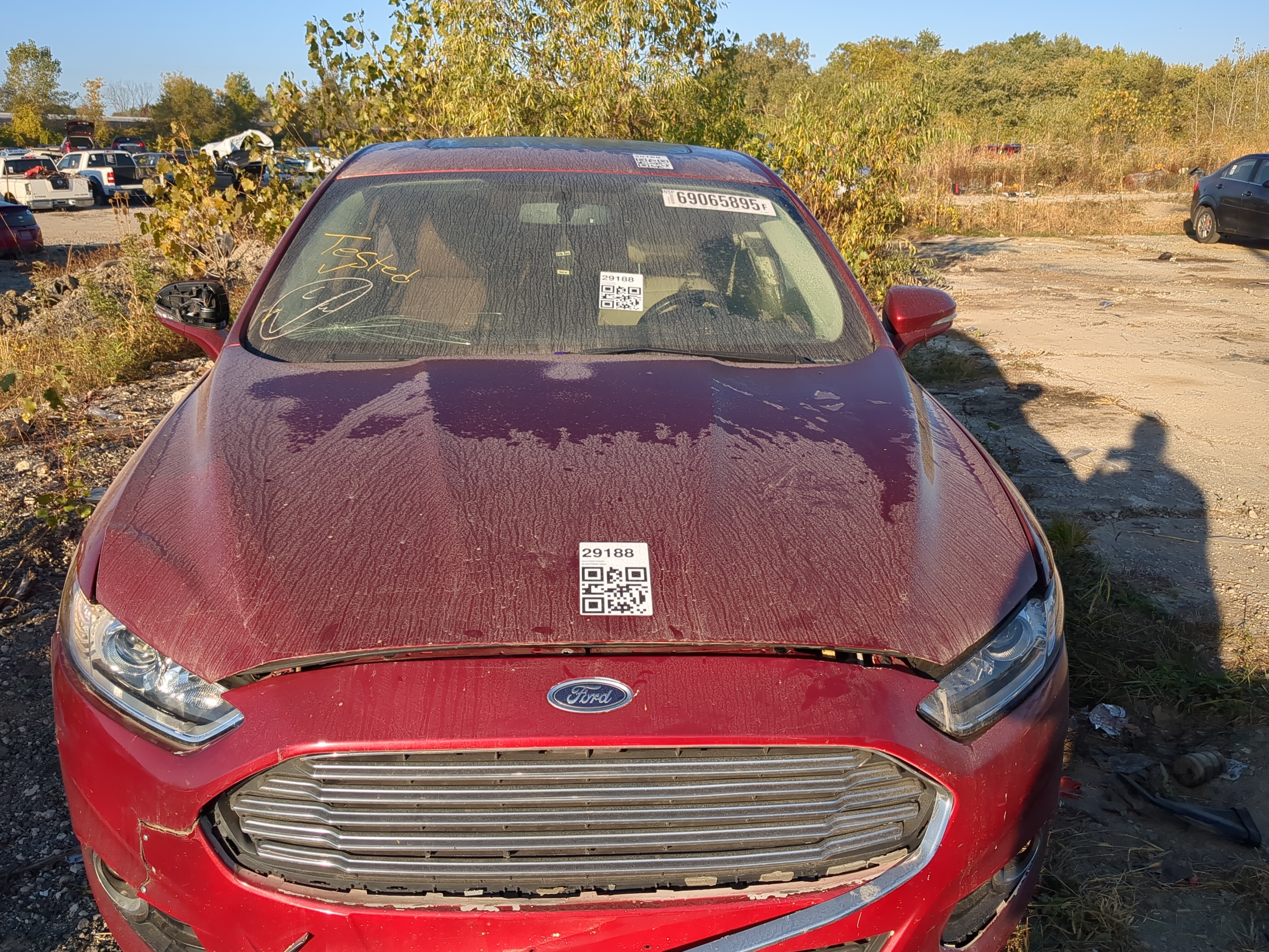 2013-2020 Ford Fusion Hood Oem 1197894 - Oemusedautoparts1.com