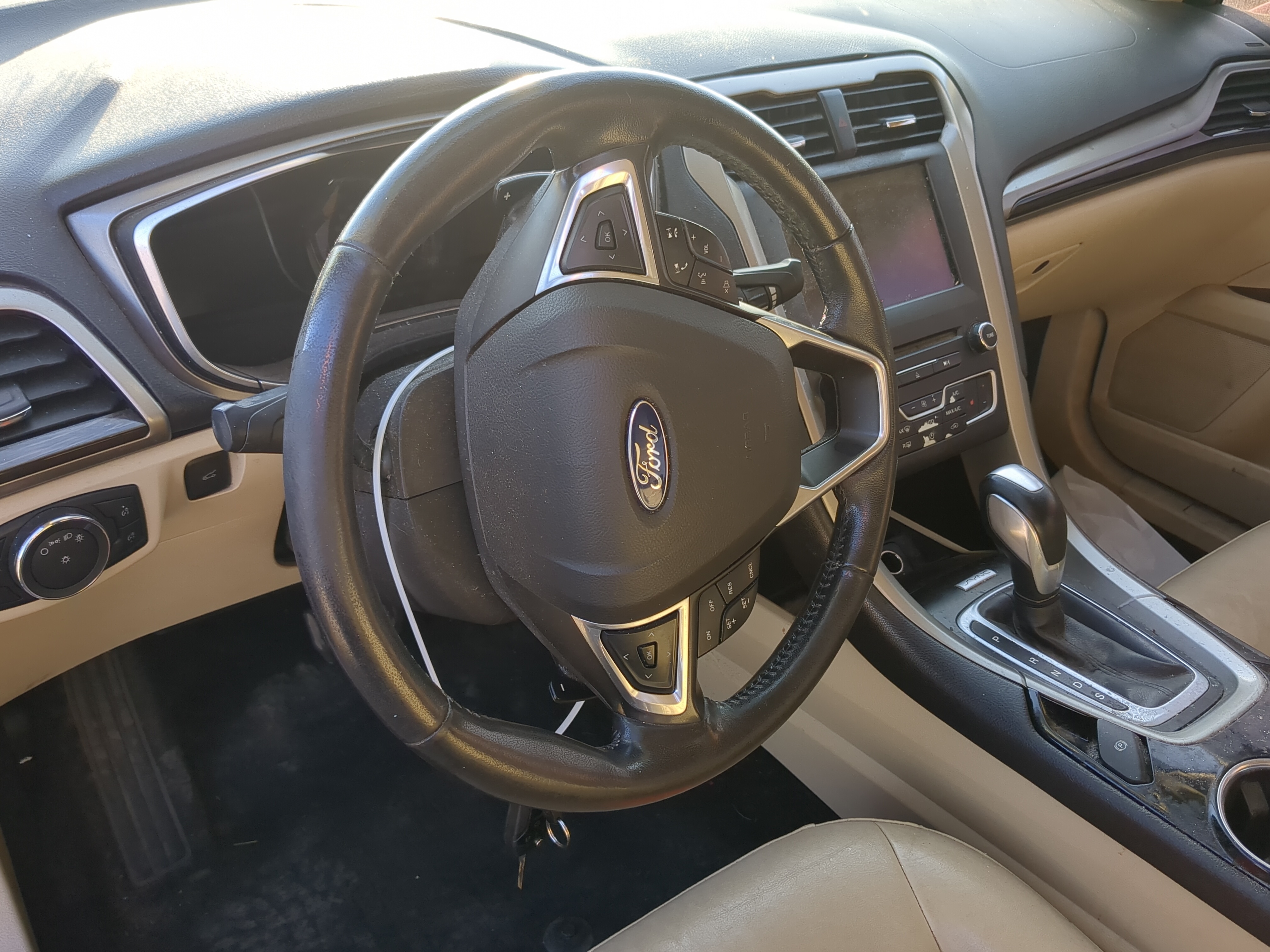 2015-2016 Ford Fusion Air Bag Driver Left Steering Wheel Mounted 1197901 - Oemusedautoparts1.com