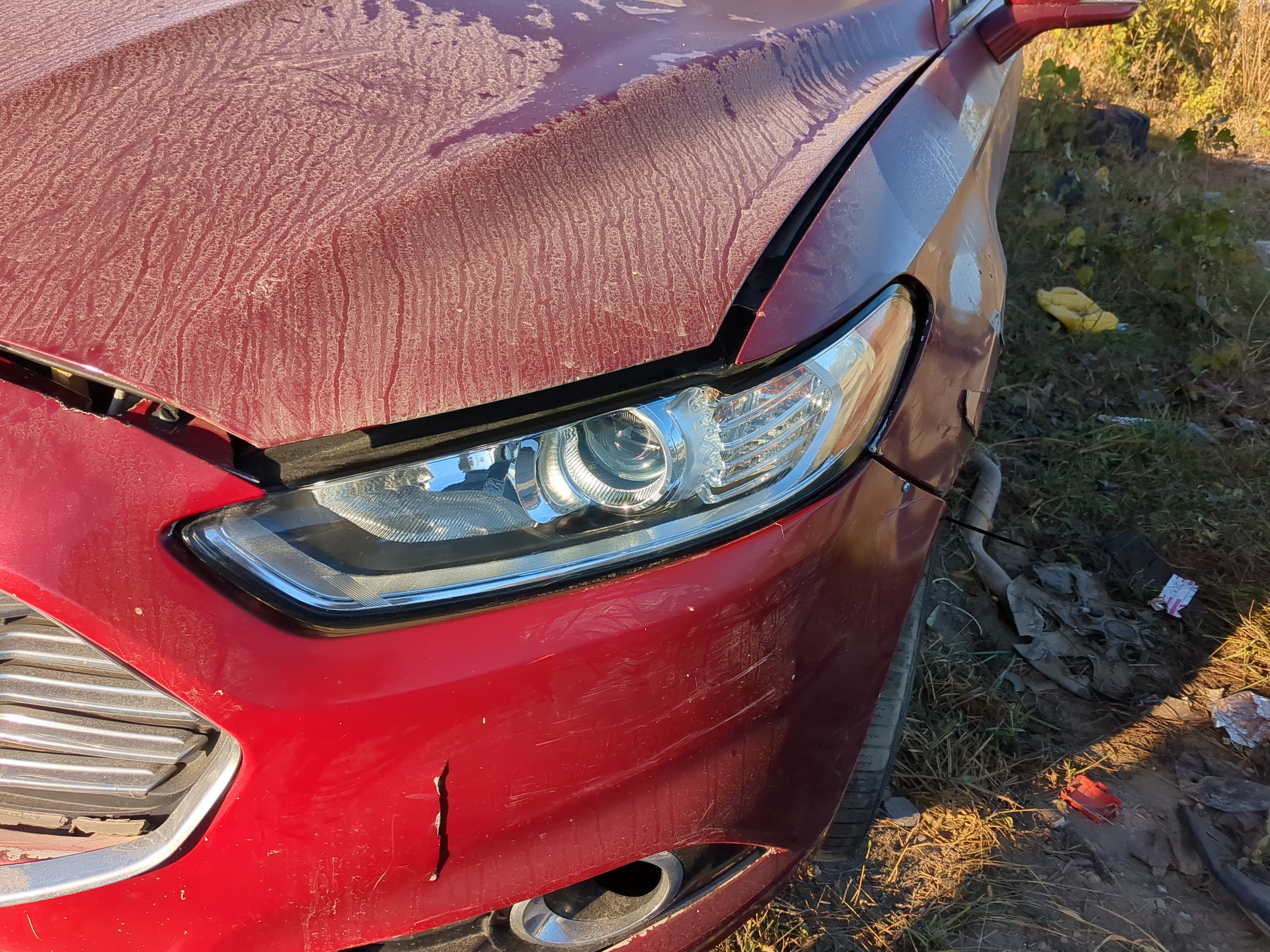 2013-2016 Ford Fusion Driver Left Oem Head Light Headlight Lamp 1197932 - Oemusedautoparts1.com