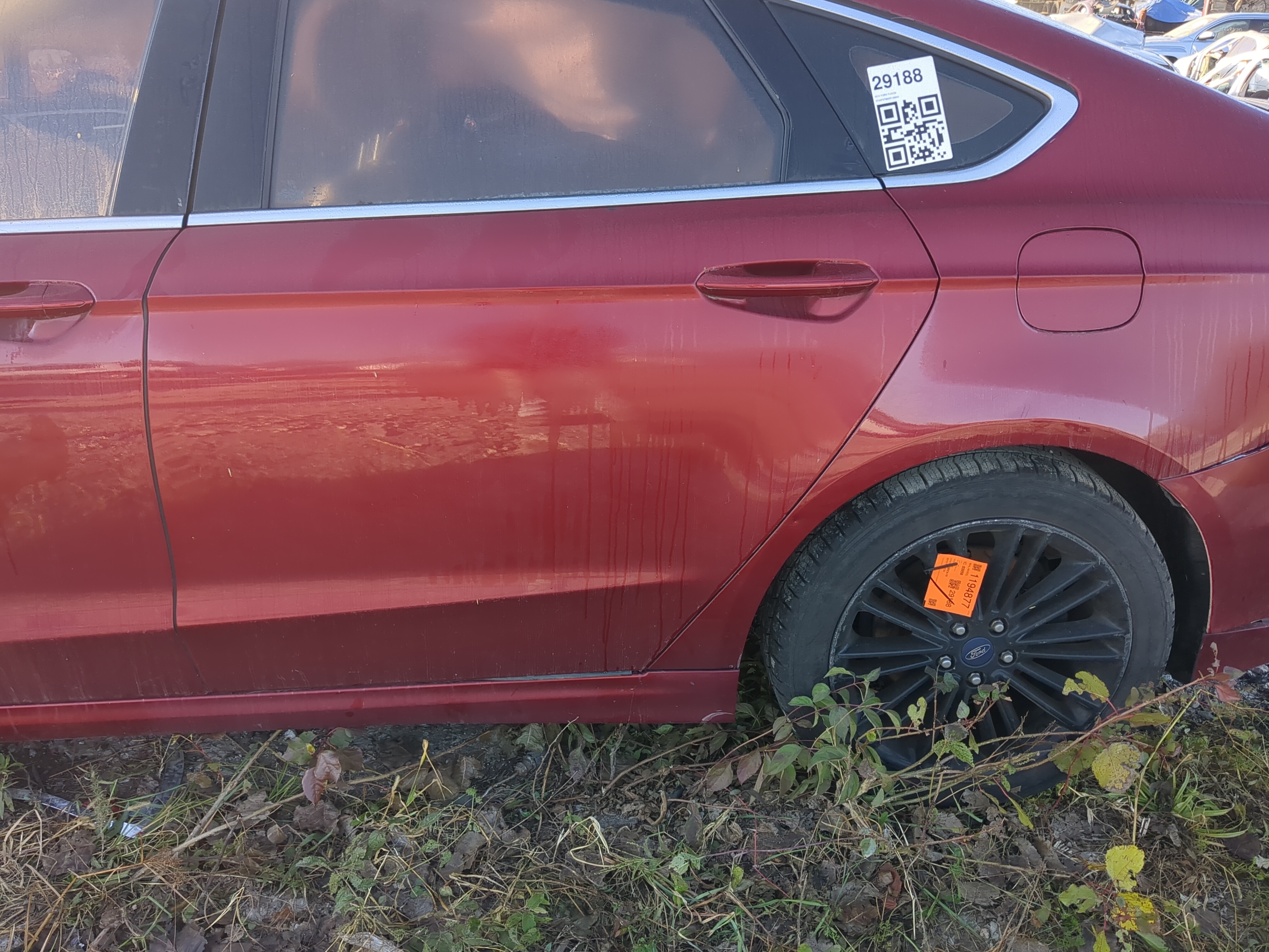 2013-2016 Ford Fusion Driver Rear Door Oem 1197945 - Oemusedautoparts1.com