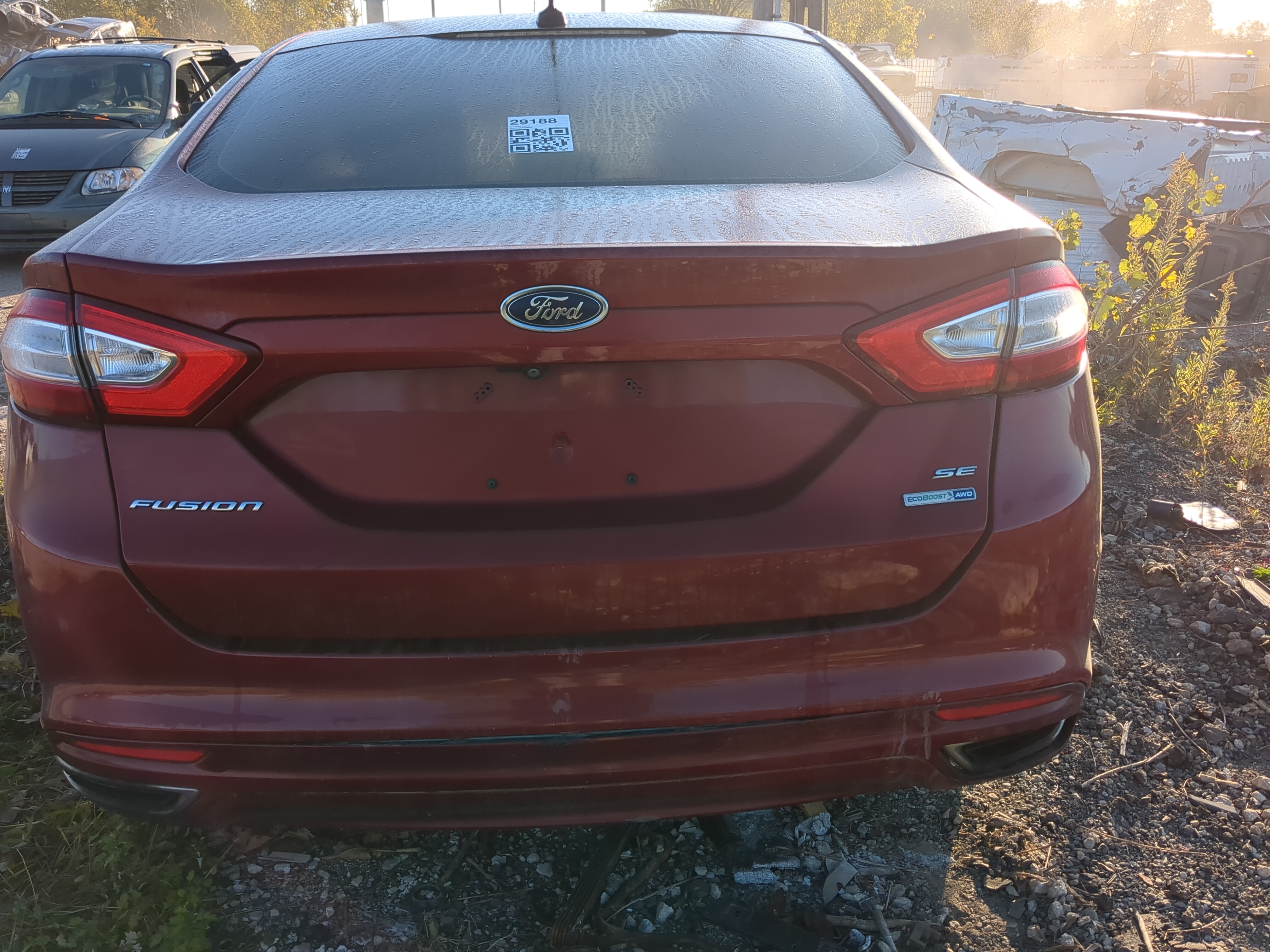 2013-2016 Ford Fusion Trunk/decklid/hatch/tailgate Oem 1197952 - Oemusedautoparts1.com