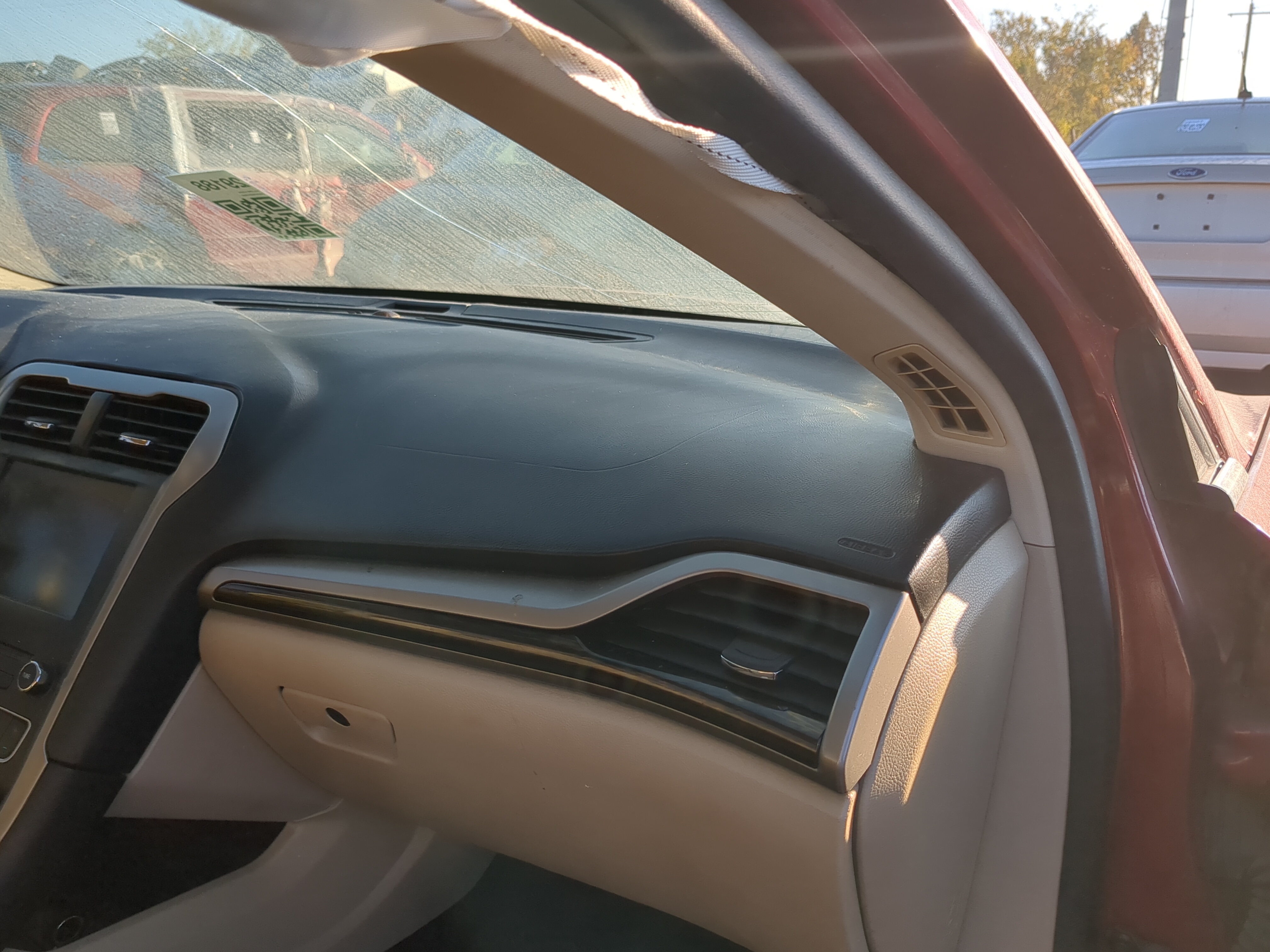 2013-2016 Ford Fusion Air Bag Passenger Right Dashboard Oem 1197971 - Oemusedautoparts1.com