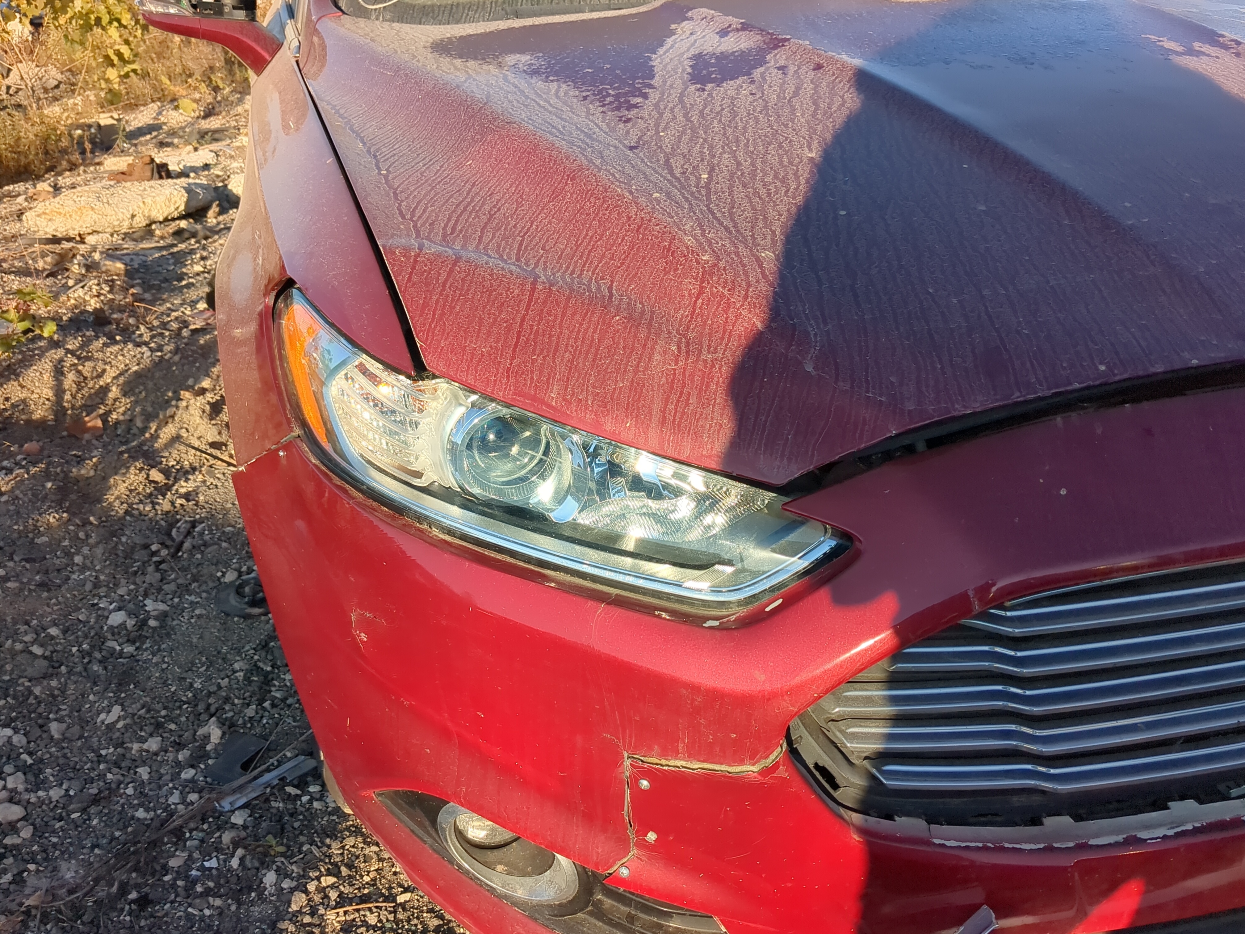 2013-2016 Ford Fusion Passenger Right Oem Head Light Headlight Lamp 1197987 - Oemusedautoparts1.com