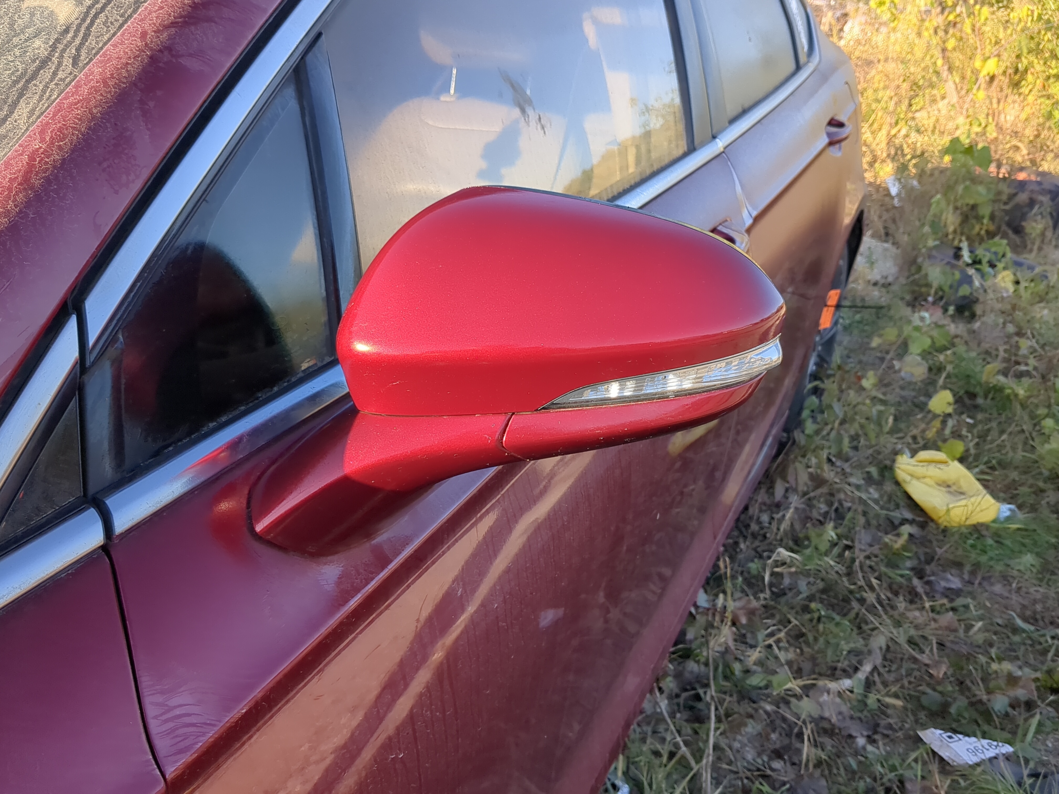 2016-2020 Ford Fusion Driver Left Side View Power Door Mirror 1198020 - Oemusedautoparts1.com