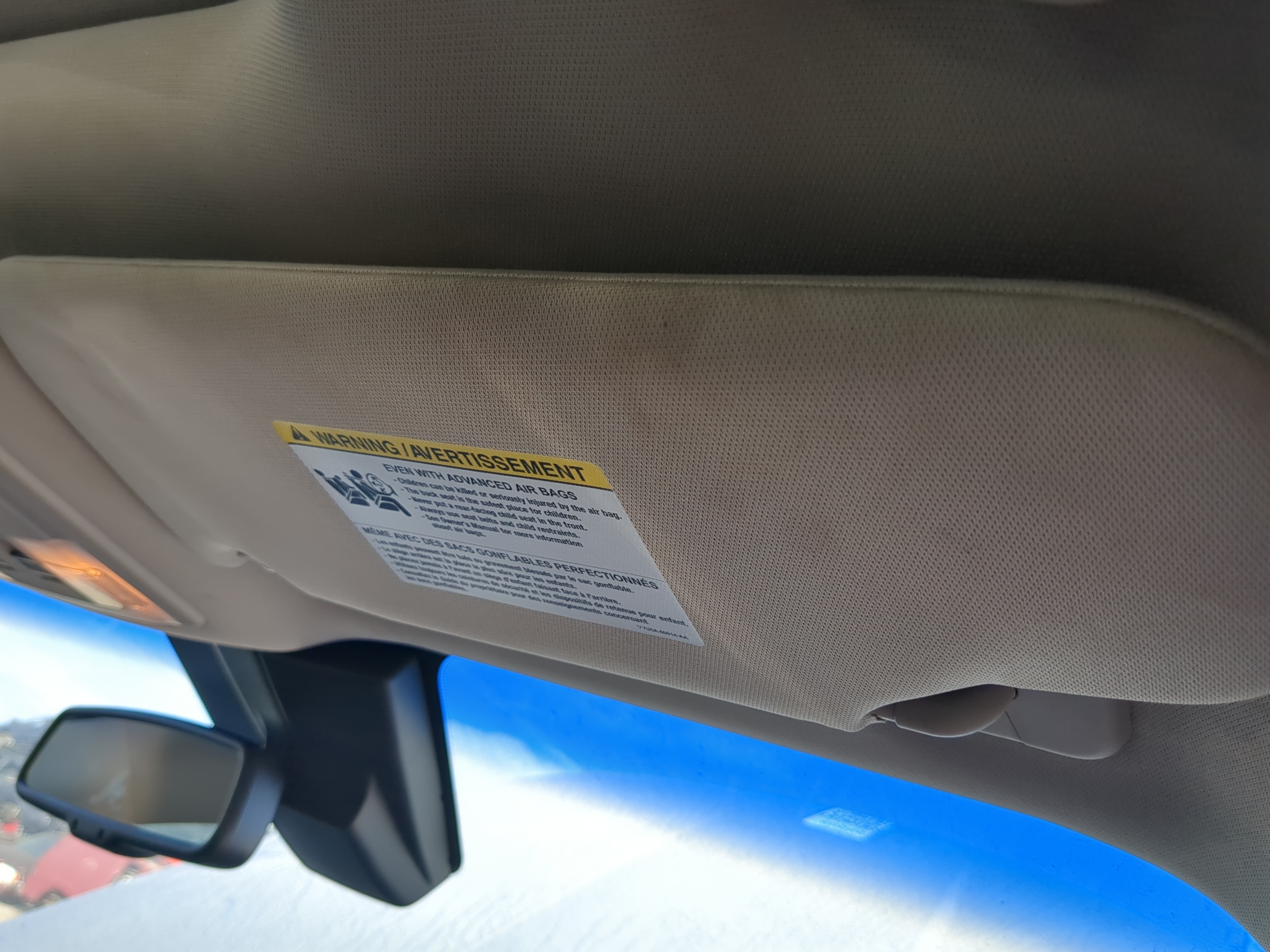 Picture of 2010-2011 Ford Taurus Passenger Sun Visor Mirror Right Sunvisor 1198309