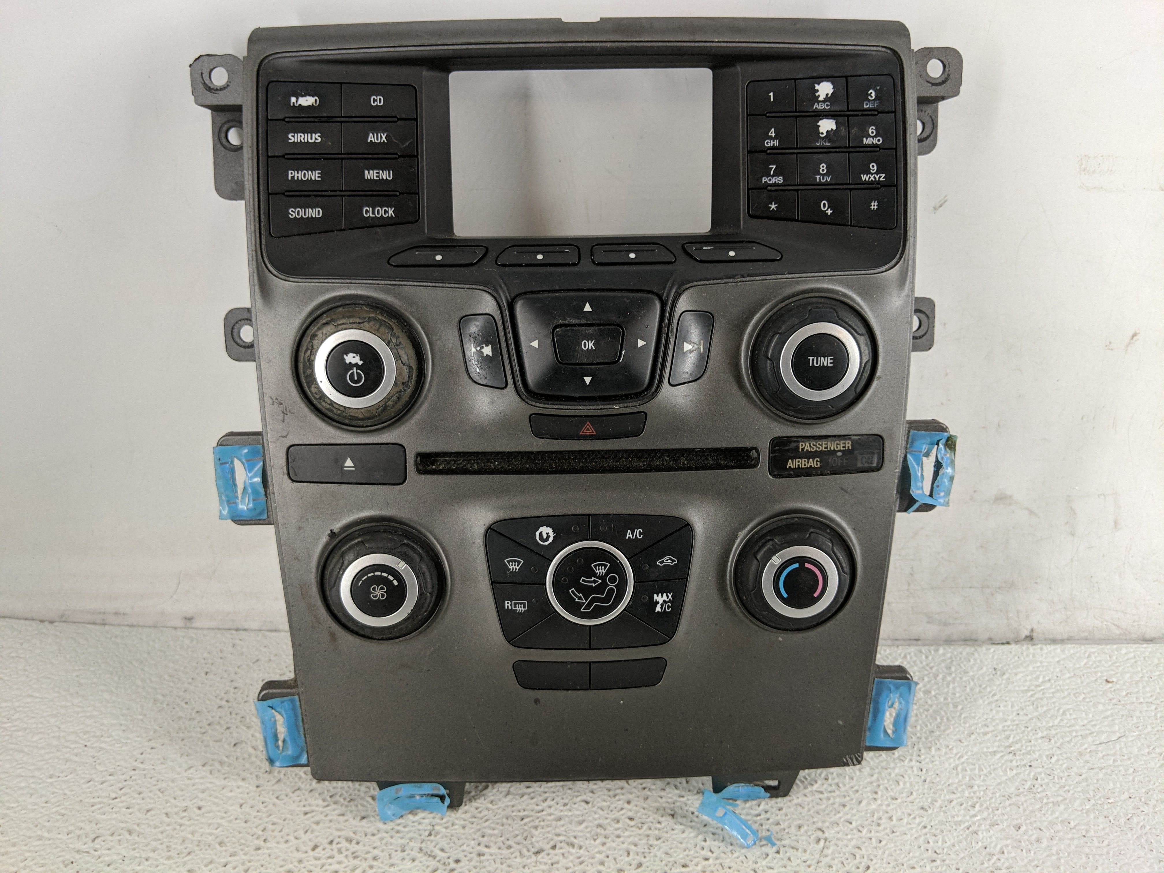 2012-2013 Ford Edge Radio Control Panel 1198625 - Oemusedautoparts1.com