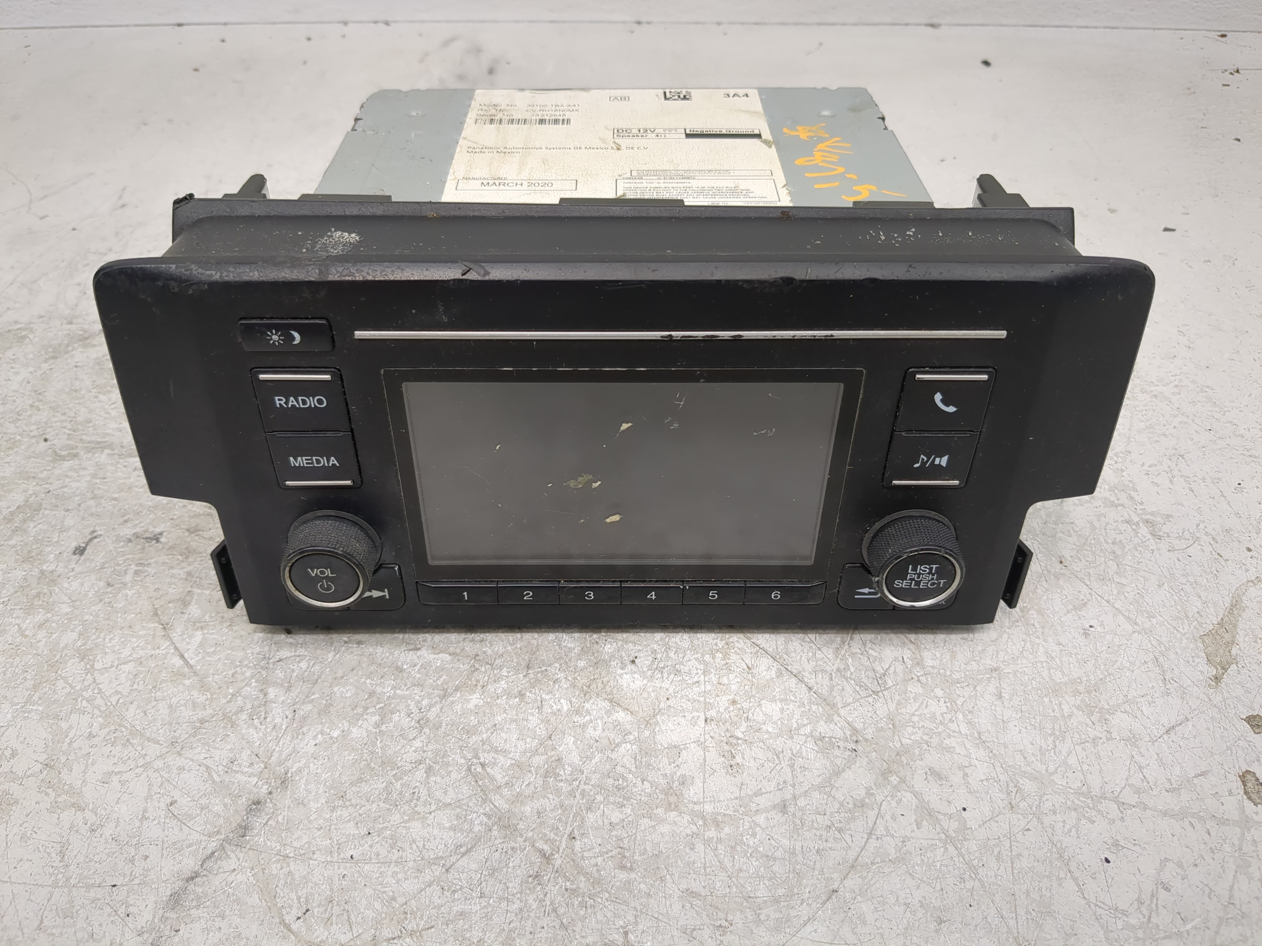 2019-2021 Honda Civic Am Fm Cd Player Radio Receiver 1198753 - Oemusedautoparts1.com