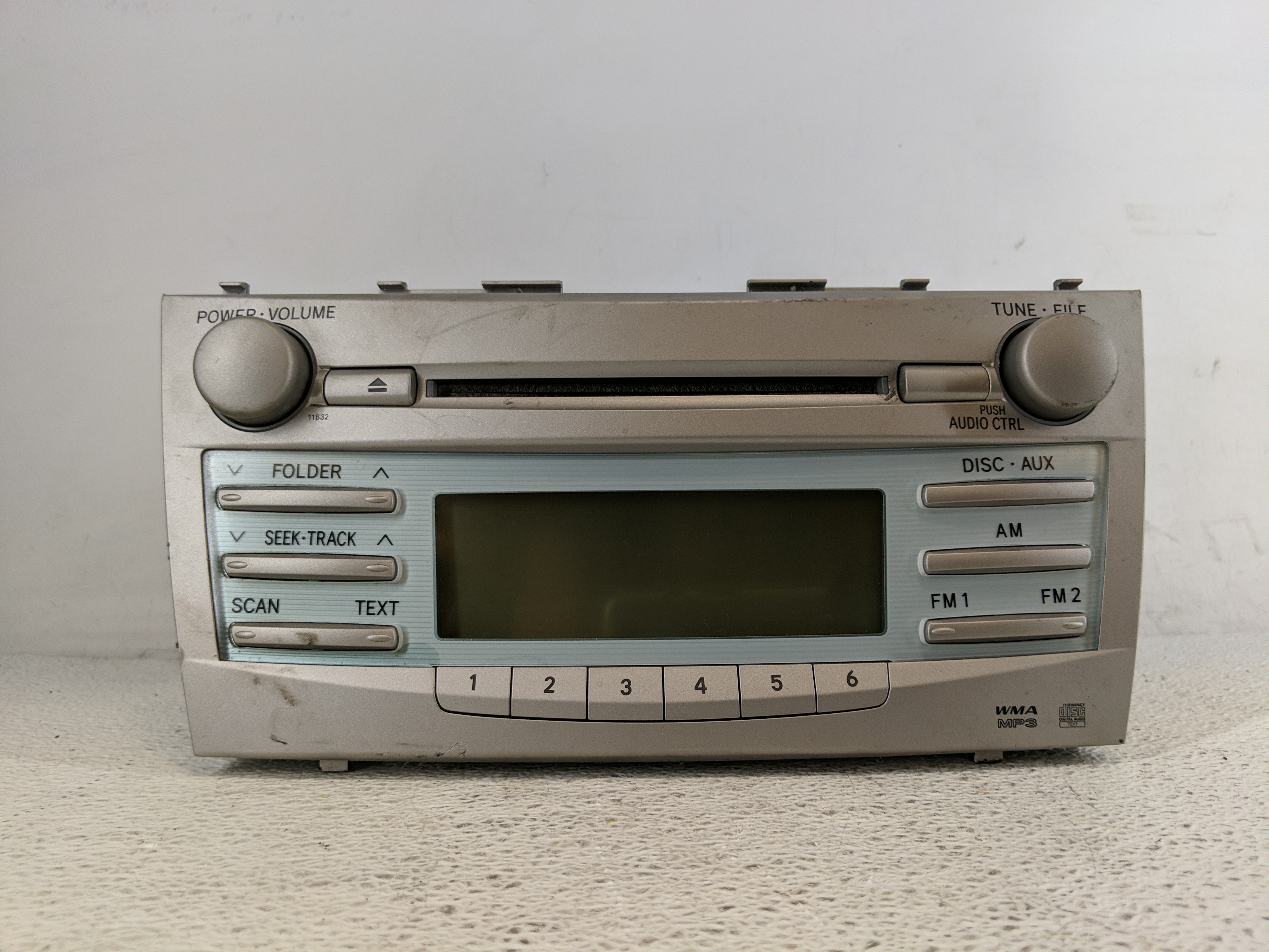 2007-2009 Toyota Camry Am Fm Cd Player Radio Receiver 1198942 - Oemusedautoparts1.com