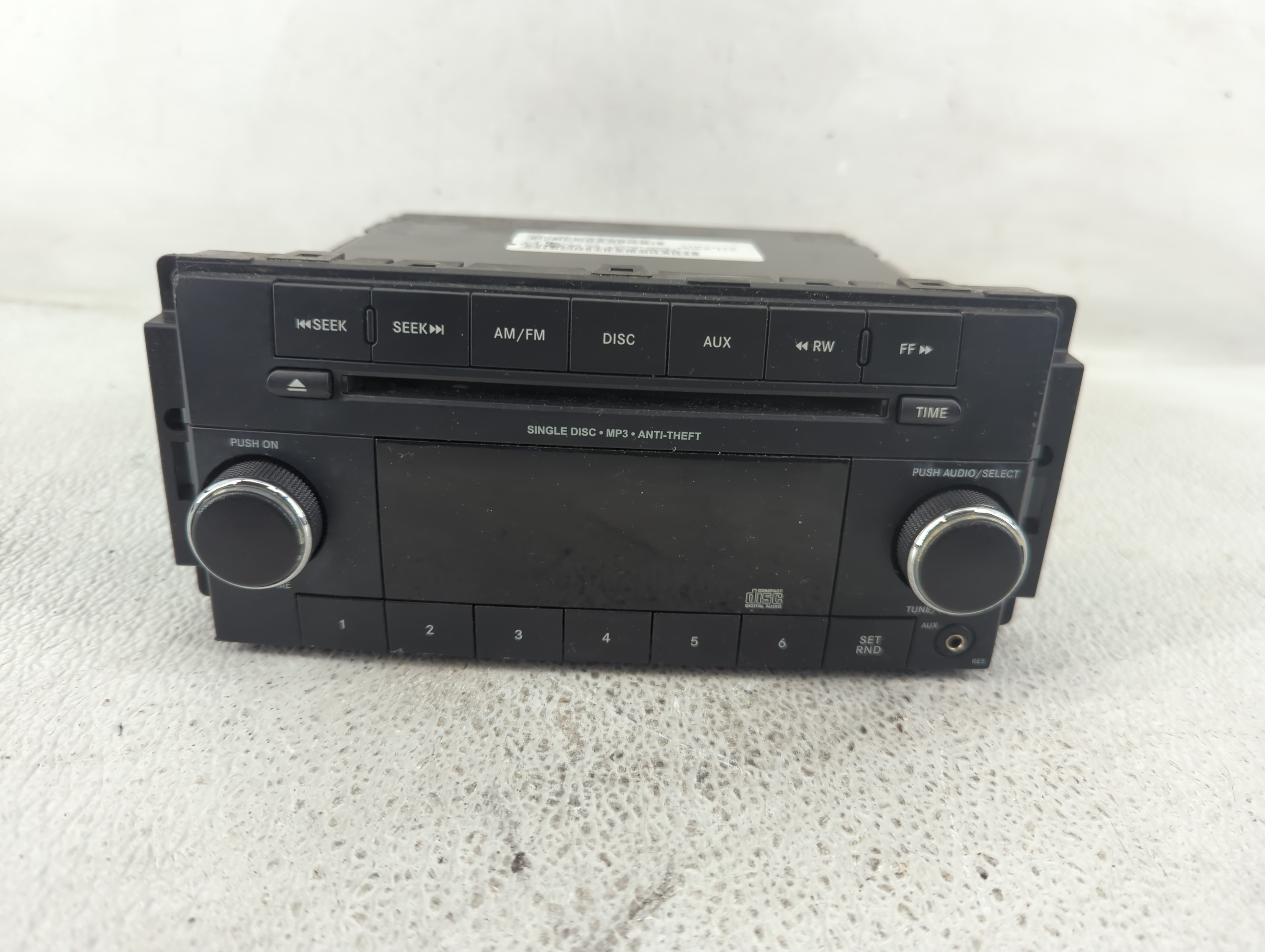 2012-2017 Jeep Compass Am Fm Cd Player Radio Receiver 1198963 - Oemusedautoparts1.com
