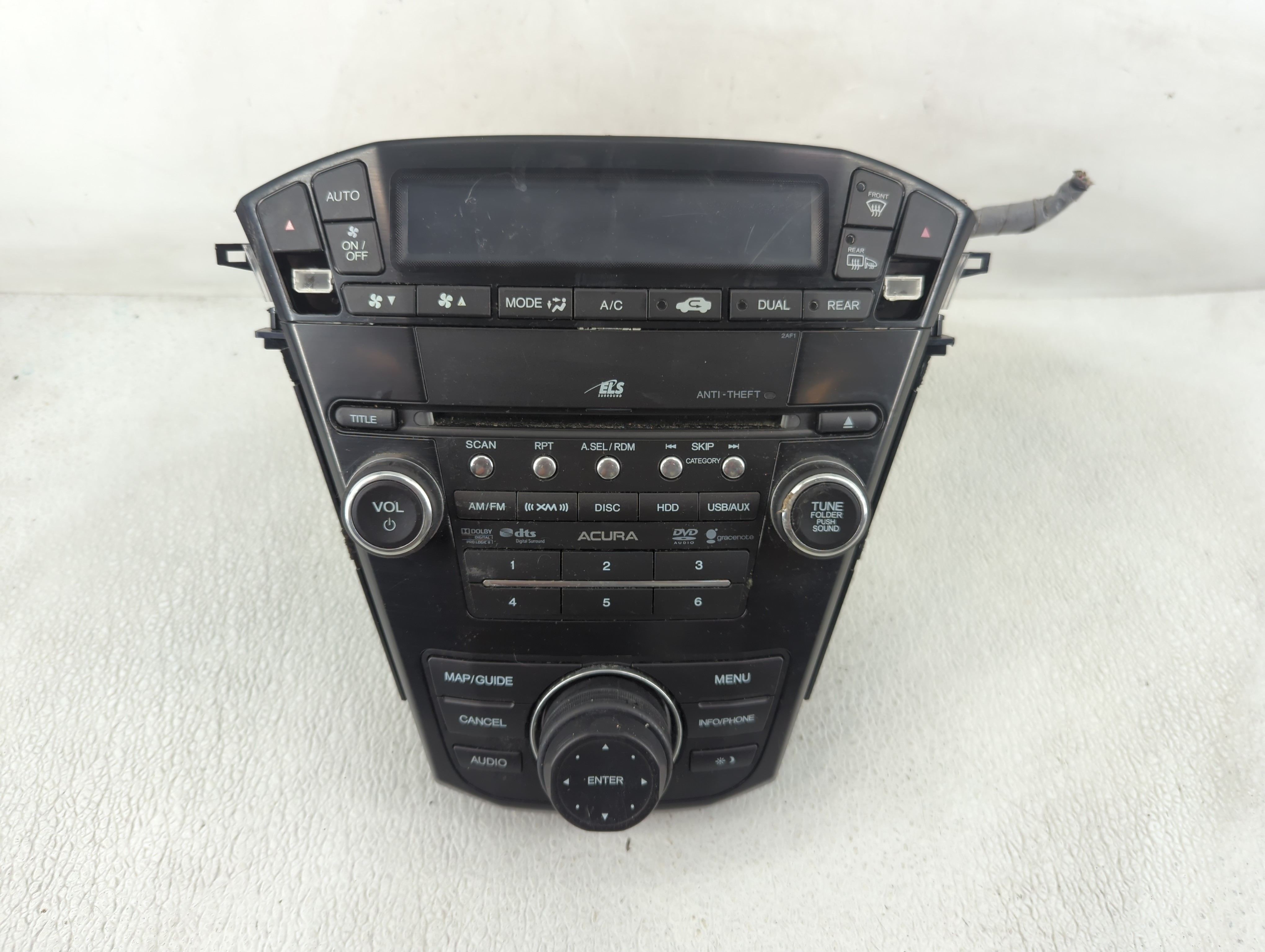 2010-2013 Acura Mdx Am Fm Cd Player Radio Receiver 1198976 - Oemusedautoparts1.com