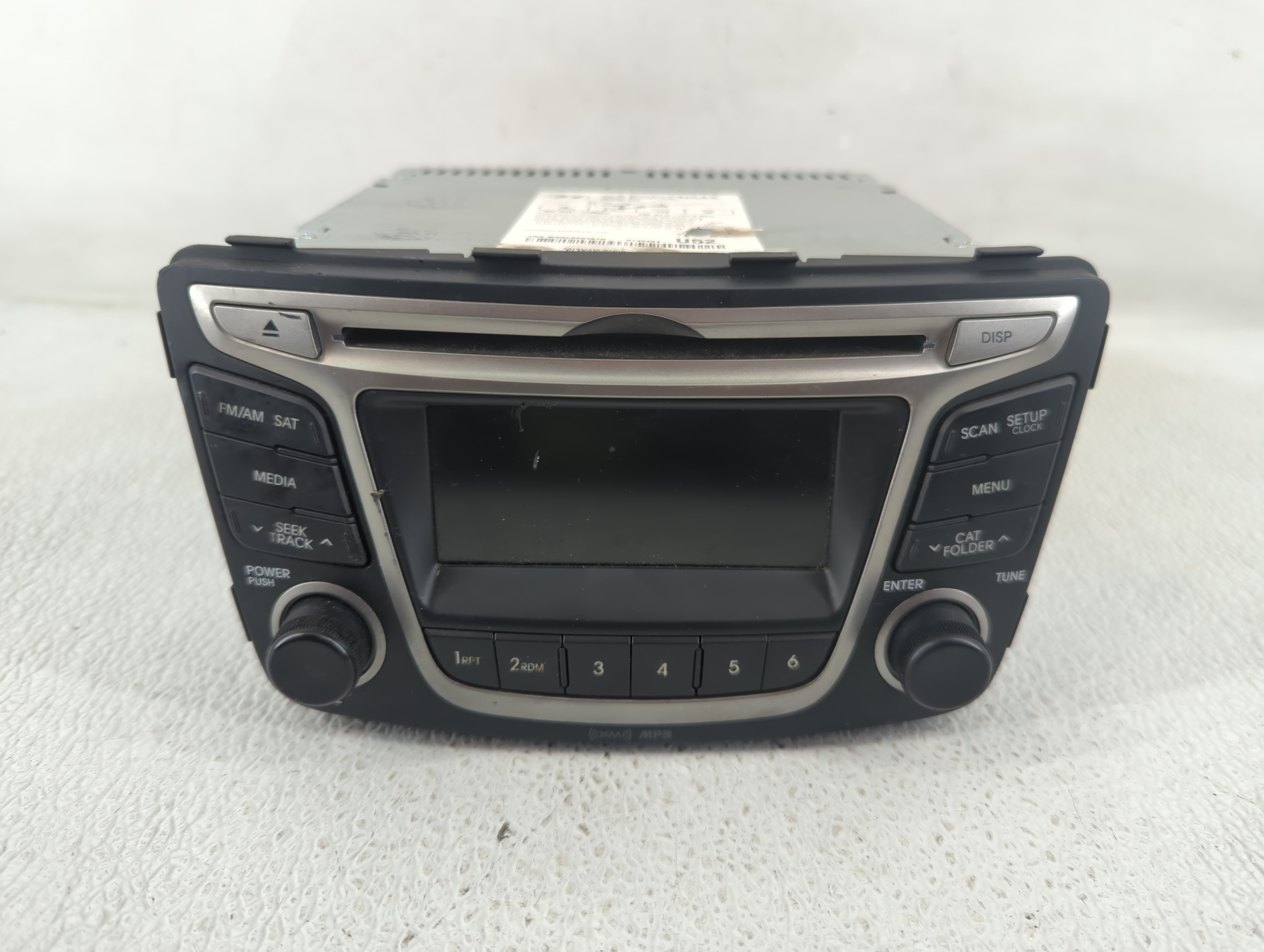 2015-2017 Hyundai Accent Am Fm Cd Player Radio Receiver 1199123 - Oemusedautoparts1.com