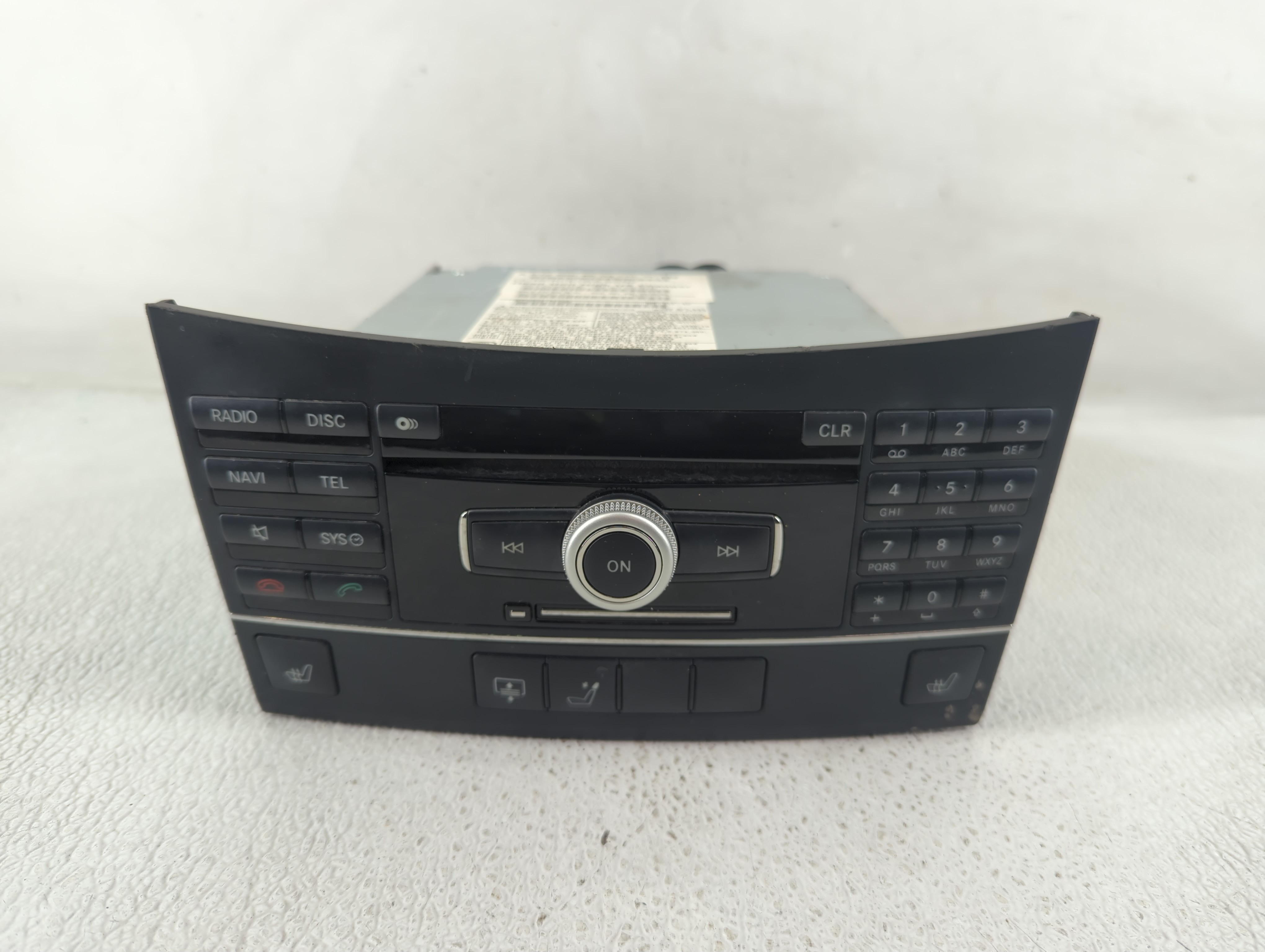 2009-2011 Mercedes-benz E350 Am Fm Cd Player Radio Receiver 1199172 - Oemusedautoparts1.com