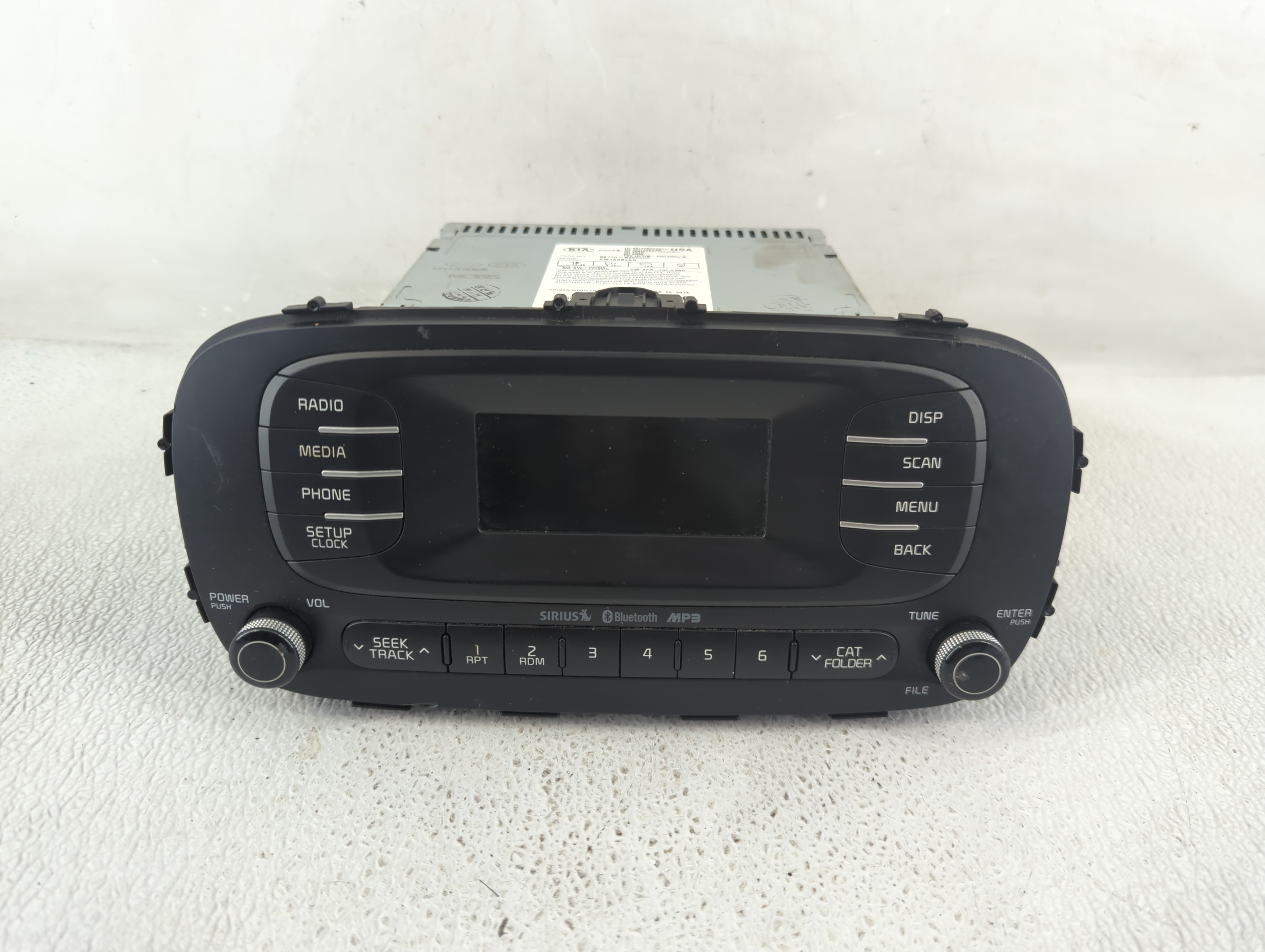2014-2016 Kia Soul Am Fm Cd Player Radio Receiver 1199237 - Oemusedautoparts1.com