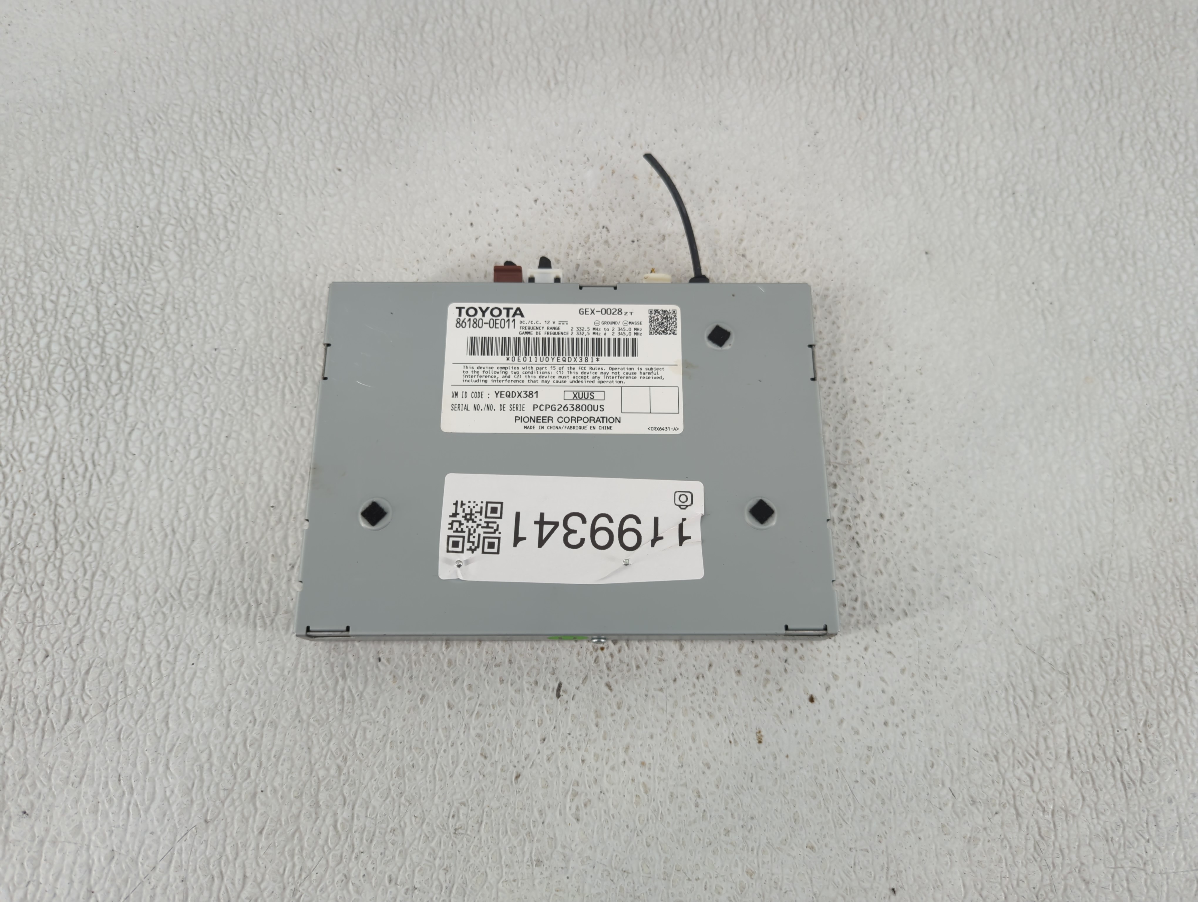 2014-2019 Toyota Tacoma Am Fm Cd Player Radio Receiver 1199341 - Oemusedautoparts1.com
