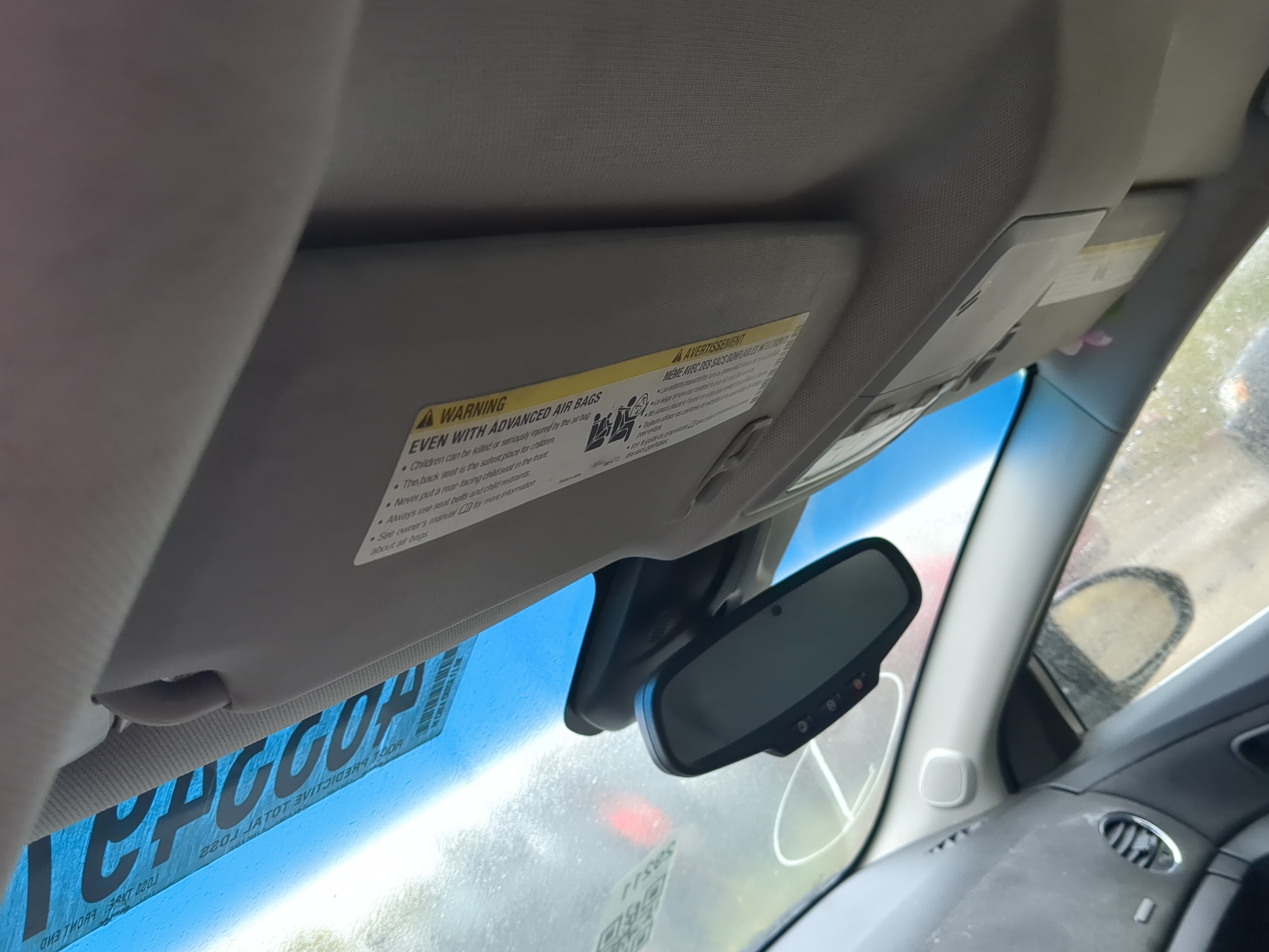 Picture of 2011-2016 Chevrolet Cruze Driver Sun Visor Mirror Left Sunvisor 1199652