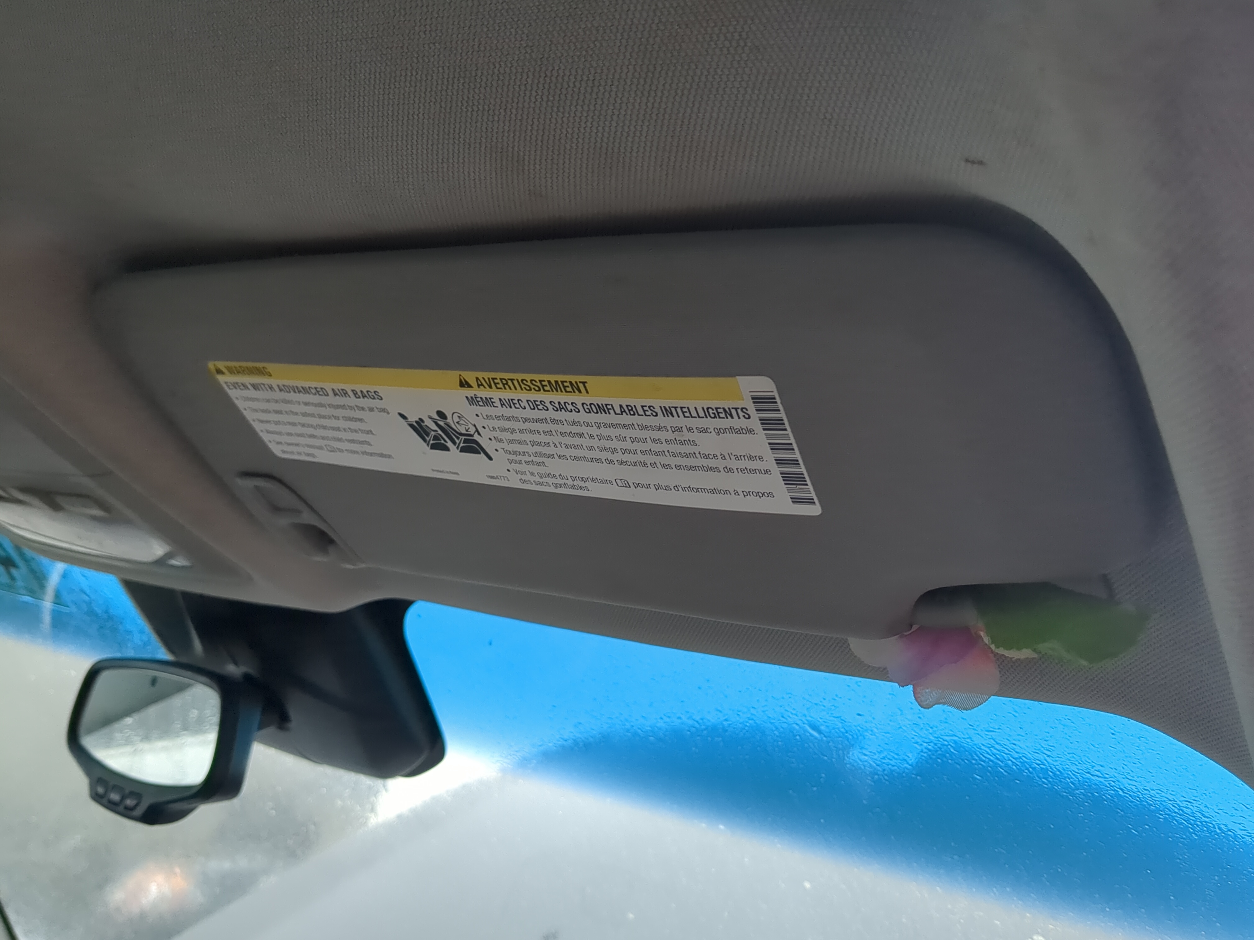 Picture of 2011-2016 Chevrolet Cruze Passenger Sun Visor Mirror Right Sunvisor 1199660