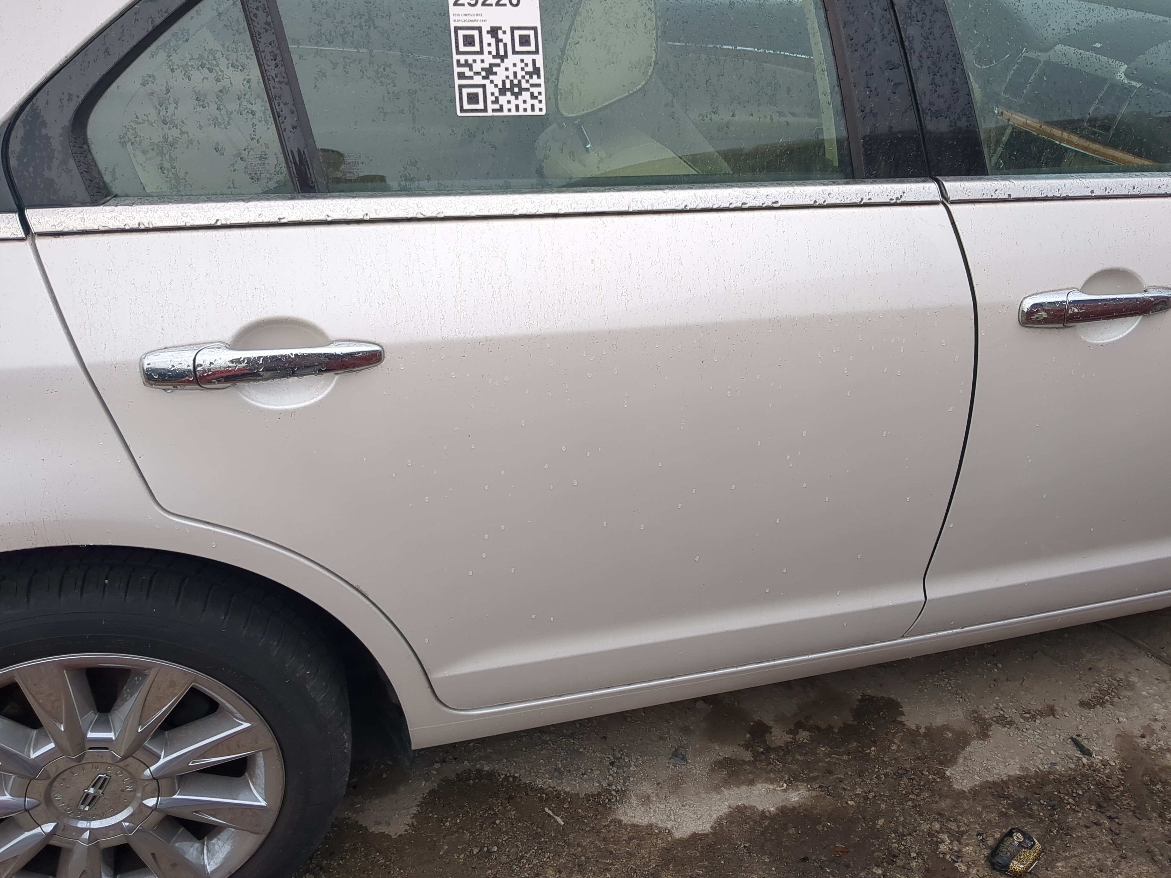 2007-2012 Lincoln Mkz Passenger Rear Door Oem 1200030 - Oemusedautoparts1.com