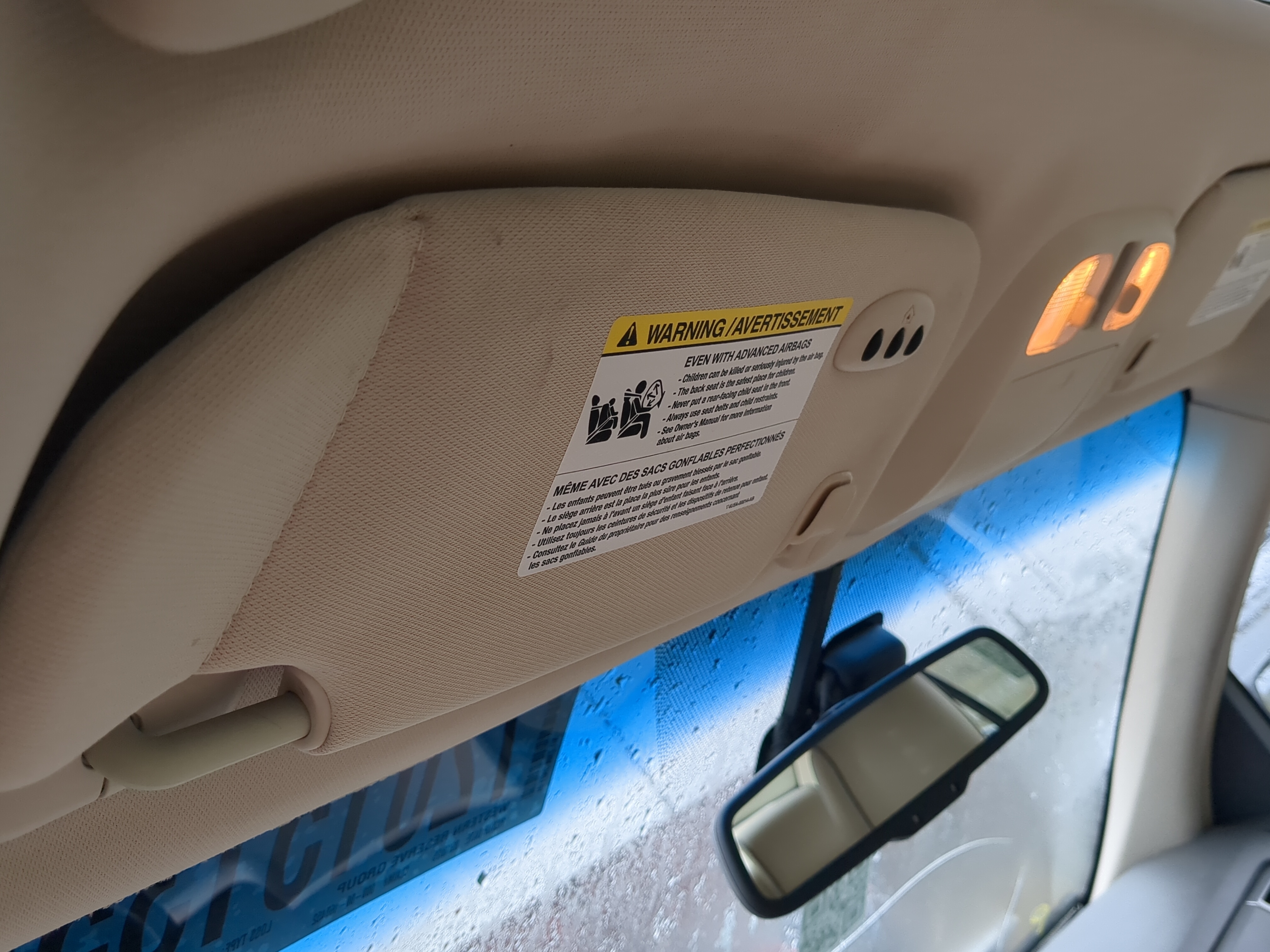 Picture of 2010-2012 Lincoln Mkz Driver Sun Visor Mirror Left Sunvisor 1200037