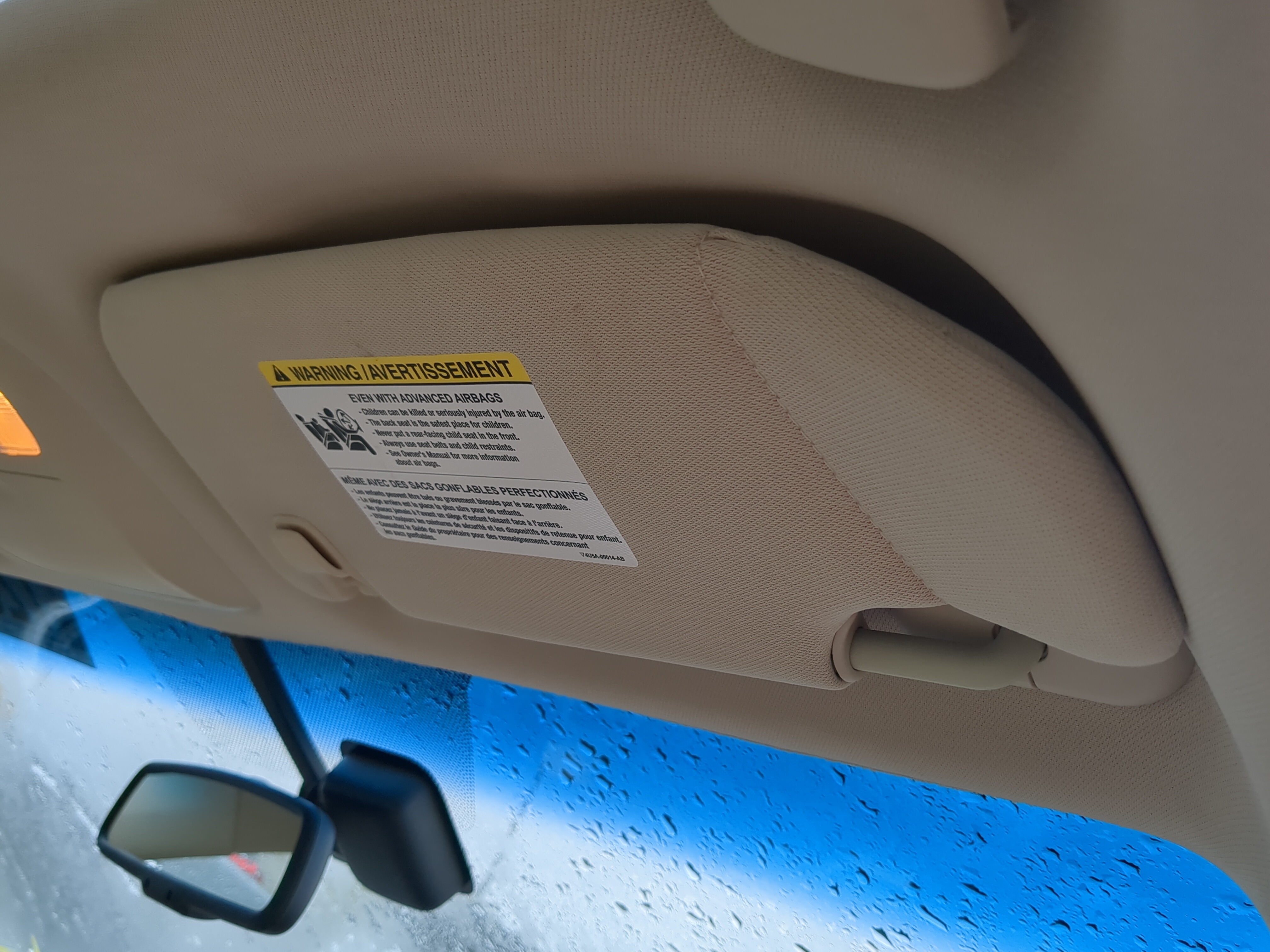 Picture of 2010-2012 Lincoln Mkz Passenger Sun Visor Mirror Right Sunvisor 1200038